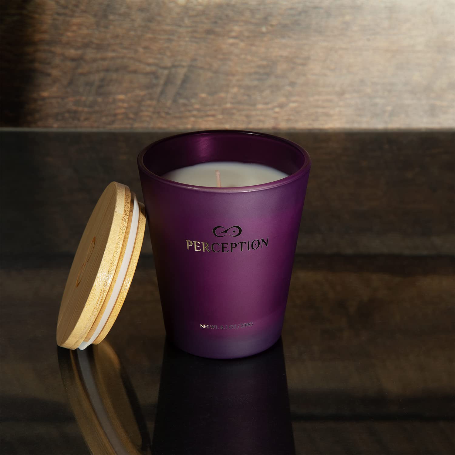 PERCEPTION AROMAS Luxury Scented Candle | Lavender Vanilla | Hand Poured Soy Wax Candle with Gift Box | Elegant Fragrances | 50