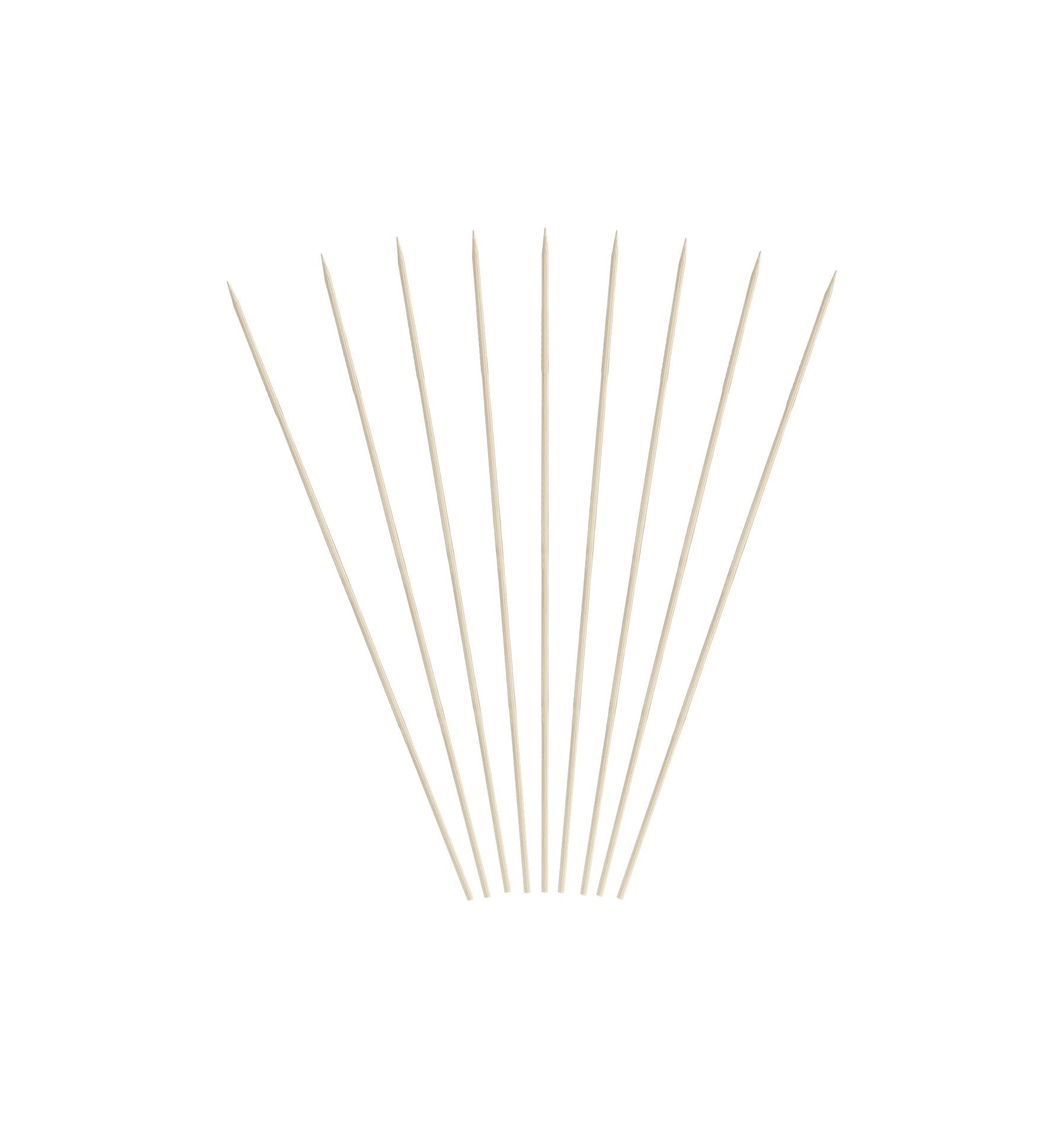 Kingseal Natural Bamboo Wood Grilling Skewers, 10 Inches X 3.0Mm Diamter, For Shish Kebabs, Bbq, And Fruit Arrangements, Bulk Pa