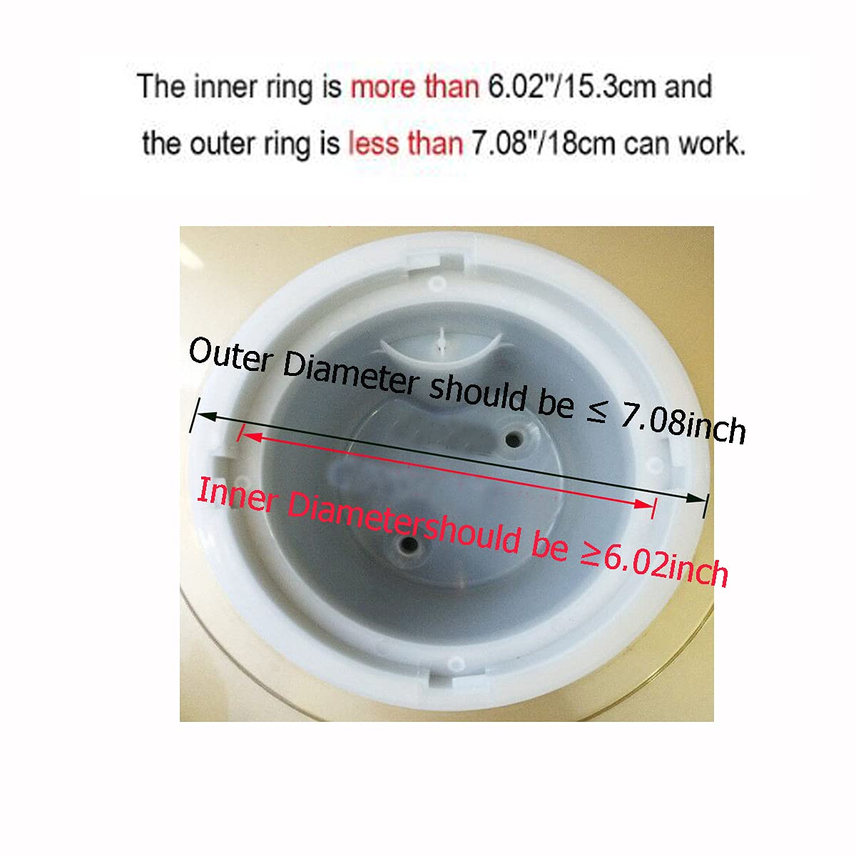 Water Cooler Water Dispenser Smart Seat Assembly Bottle Holder Replacement Part For Bottled Water Coolers (1 Piece/White)