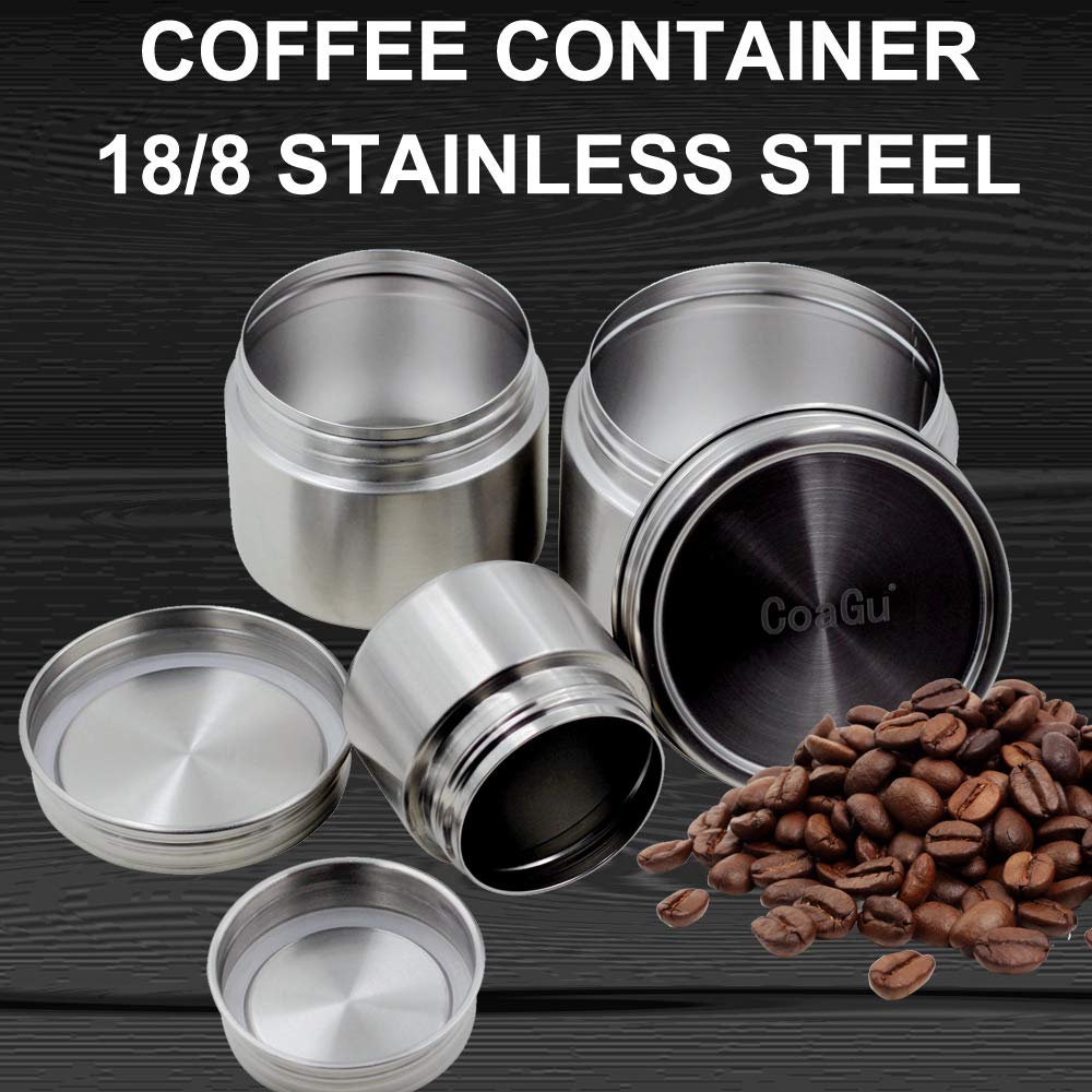 Coagu 24Oz Coffee Container: Bpa-Free, Dishwasher Safe, Airtight 18/8 Stainless Steel Lunch Storage Solution