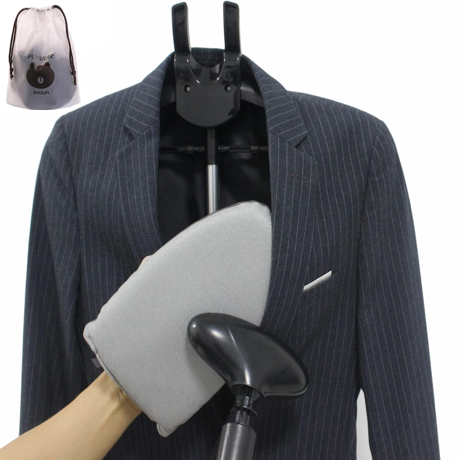 Garment Steamer Ironing Gloves And Garment Hanger For Steaming Clothes,Steam Rack For Clothes,Handheld Garment Steamer Rack,Clot