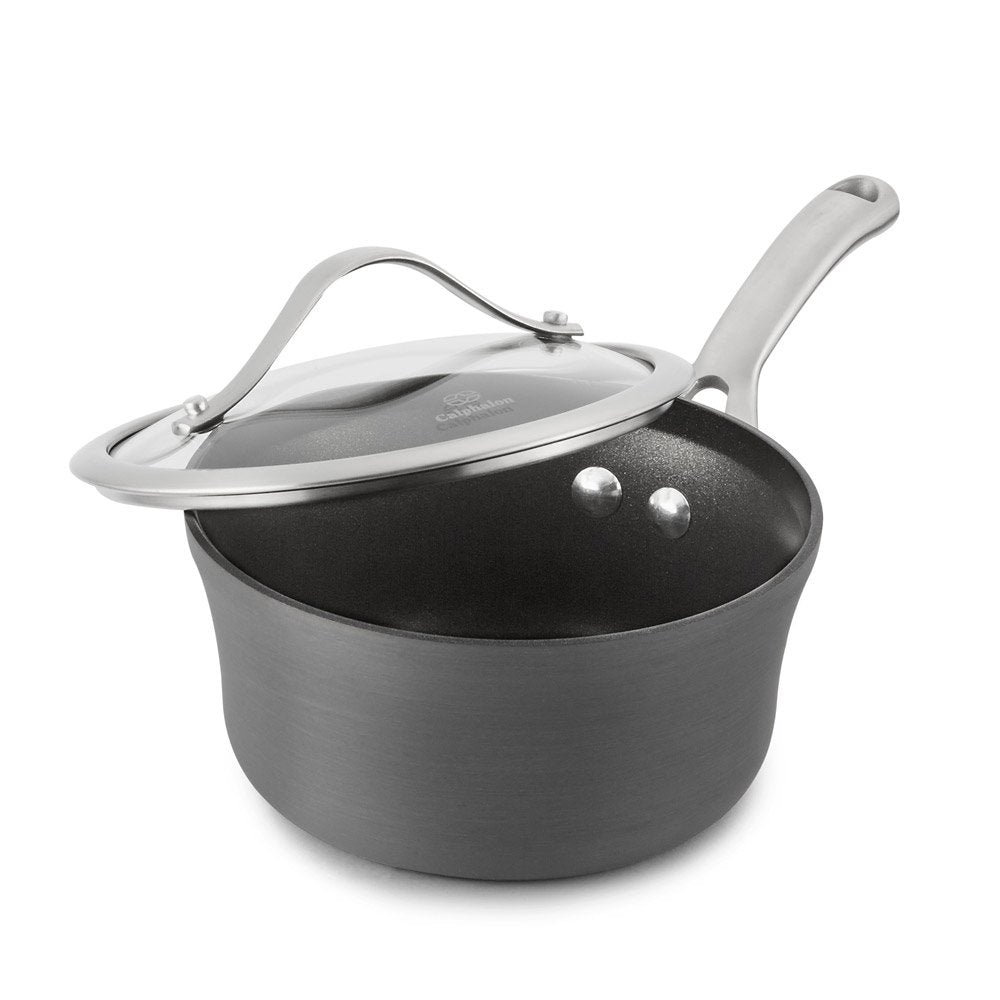 Calphalon Contemporary Nonstick Dishwasher Safe Sauce Pan, 1.5-Quart
