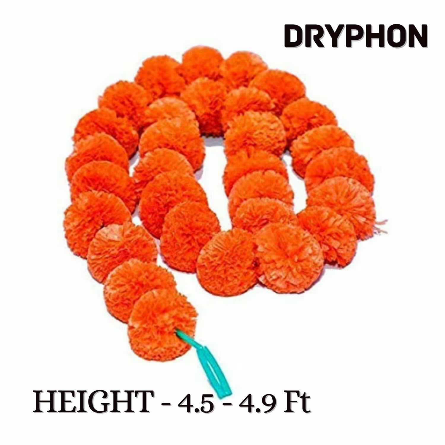 DRYPHON Artificial Flowers for Decoration, Marigold Flowers Garlands for Home Decoration, Diwali Decoration Items for Home Decor