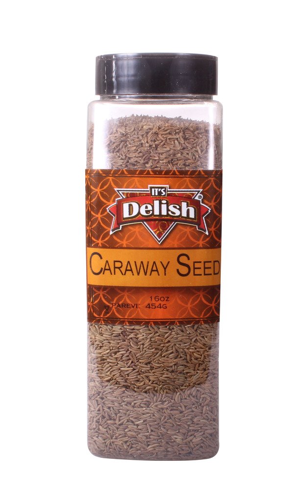 Gourmet Caraway Seeds By Its Delish, 16 Oz Large Jar