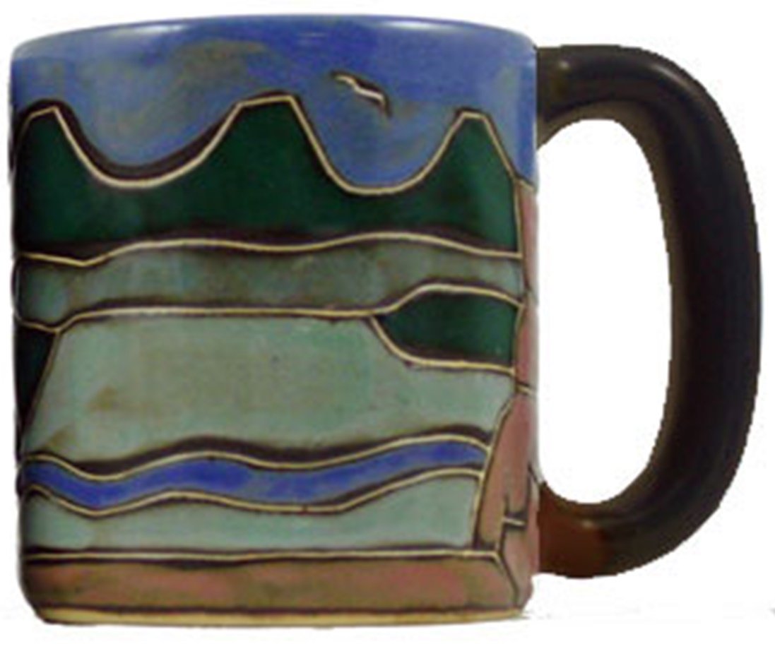 Mara Stoneware Mug - Mountains - 16 Oz