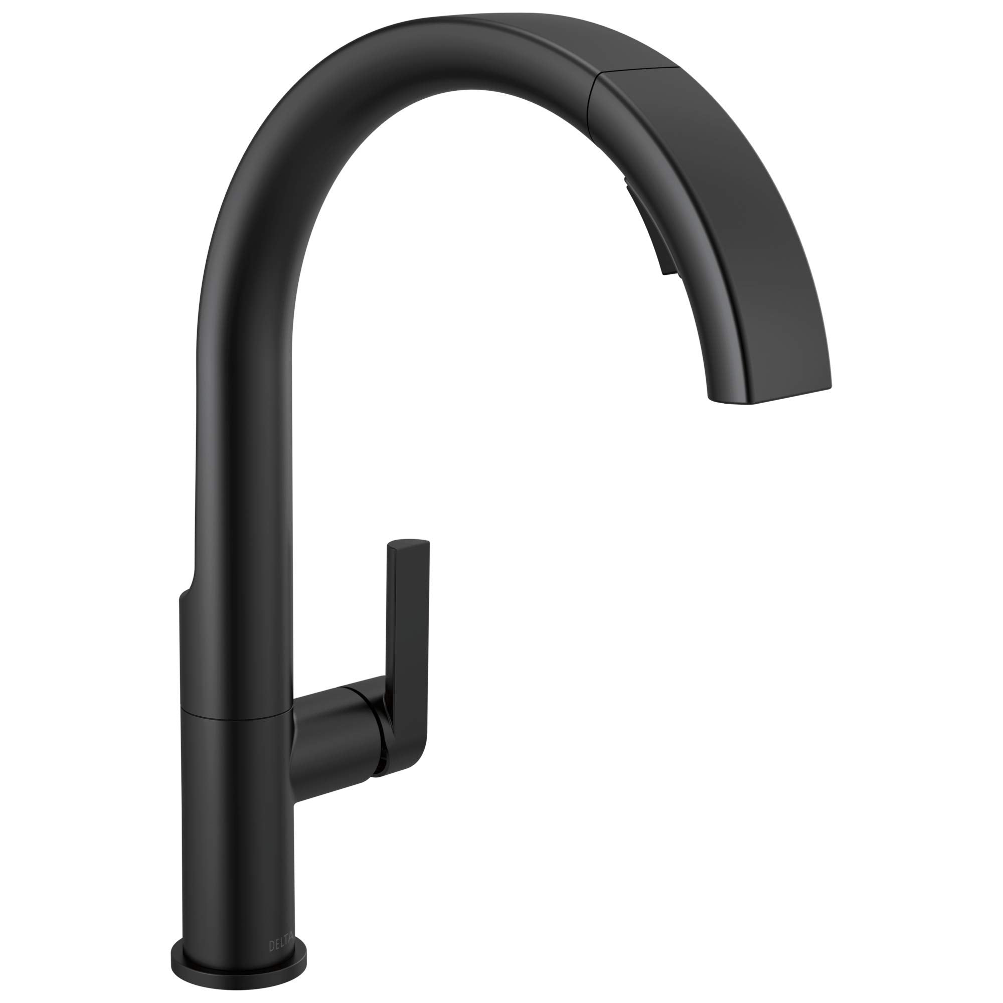 Delta Faucet Keele Kitchen Faucet With Pull Down Sprayer, Matte Black Kitchen Sink Faucet, Modern Kitchen Faucet, Kitchen Faucet