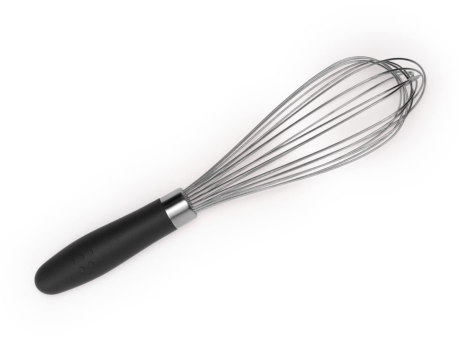 Misen Deluxe Stainless Steel Balloon Whisk - Ergonomic Silicone Grip - Versatile Cooking Whisk For Eggs, Cream, Dishwasher Safe,