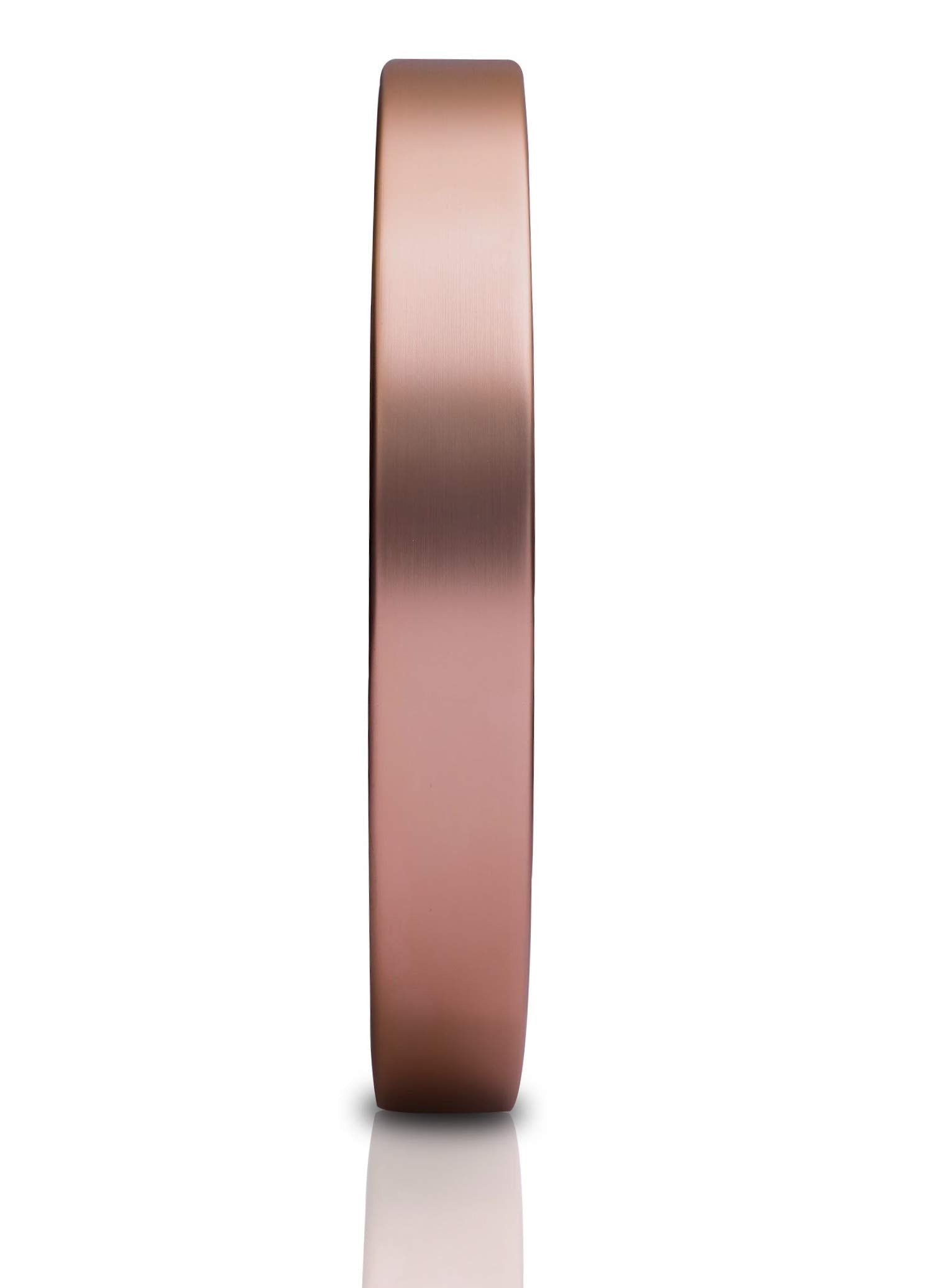 Harris & Co. Clockmasters Silent Sweep Noiseless Technology Wall Clock (12 Inch, Rose Gold Metal Frame, Model - Oxford Street In