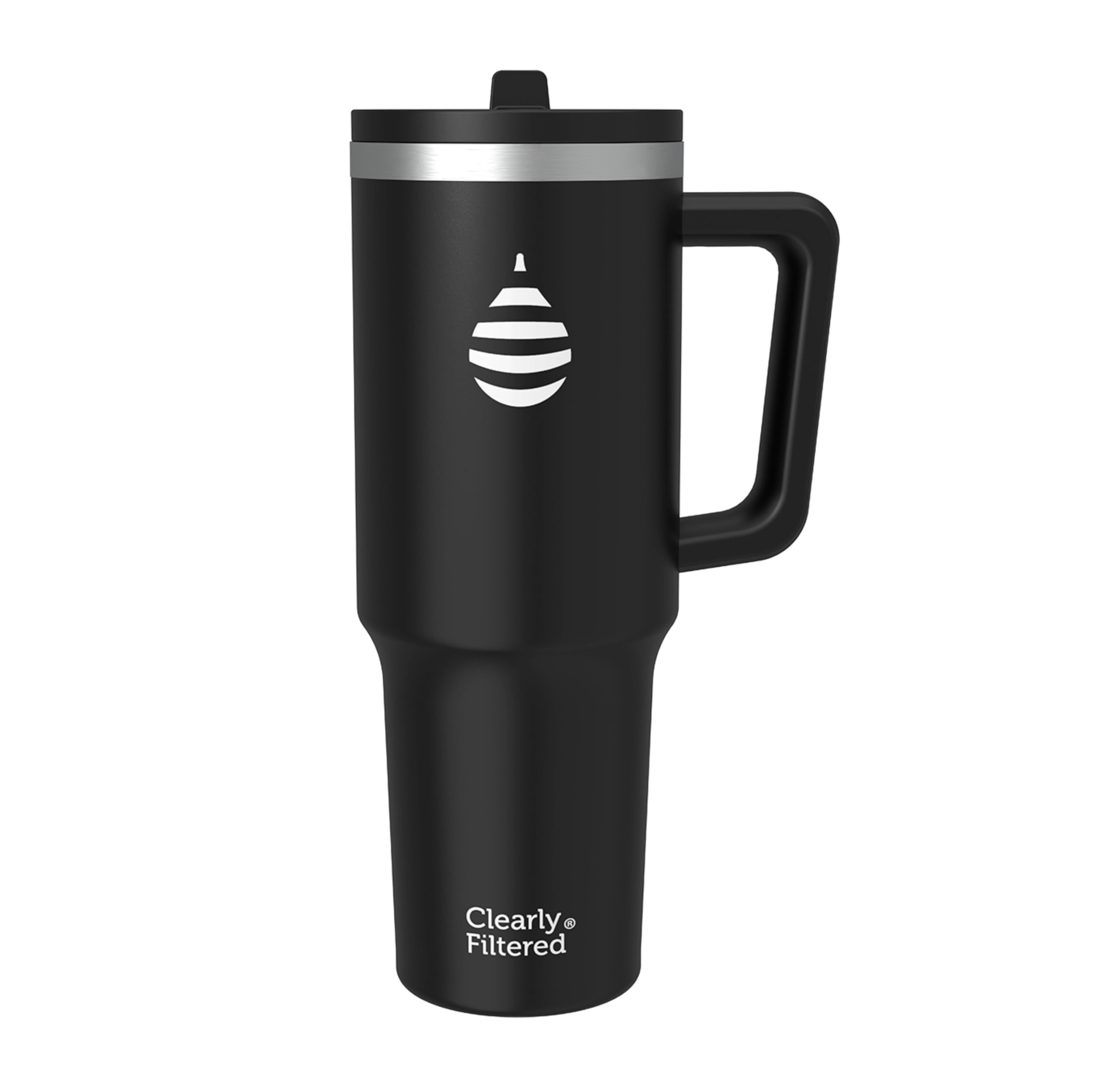 Clearly Filtered Water Bottle | Removes 200+ Contaminants, Double-Wall Insulated Stainless Steel, BPA/BPS Free, Phthalate Free, 