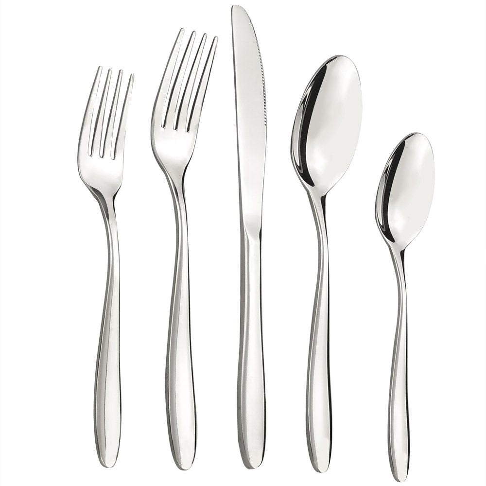 Ramddy 18/10 Stainless Steel Flatware Set For 12, Silverware Set