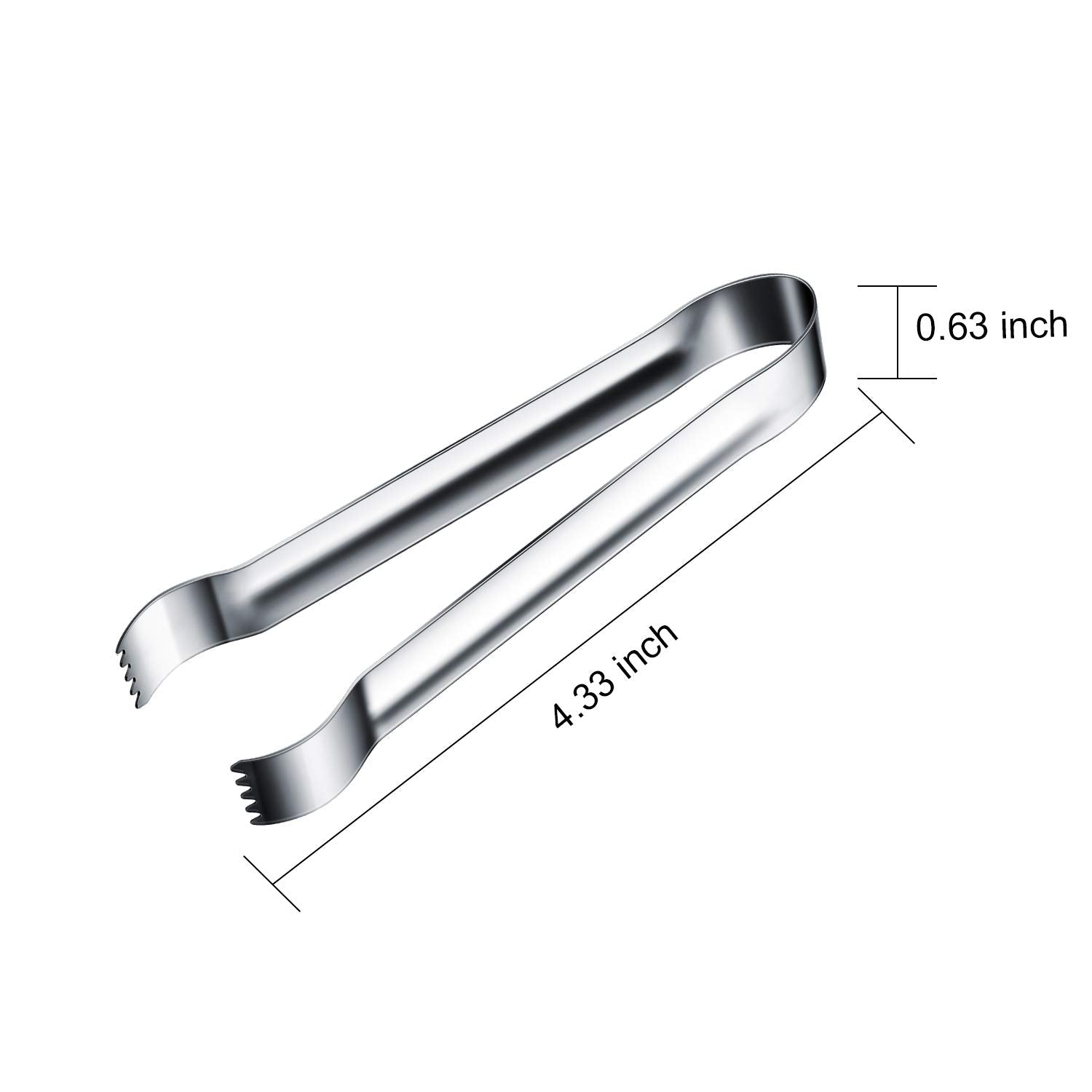 Gejoy 12 Pieces Sugar Tongs Ice Tongs Stainless Steel Mini Serving Tongs Appetizers Tongs Small Kitchen Tongs For Tea Party Coff