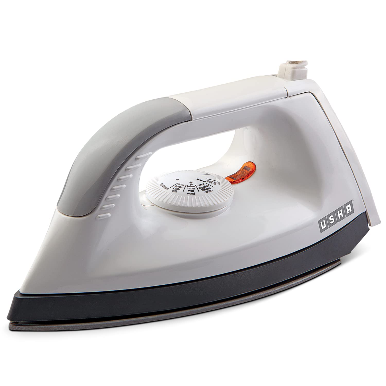 USHA EI 1602 1000 W Lightweight Dry Iron with NonStick Soleplate (Multicolour)