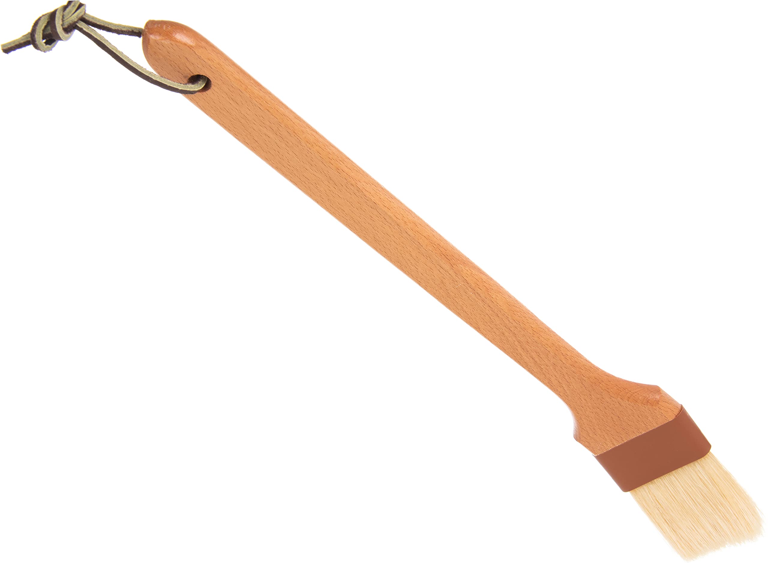 Sparta 4037000 Boarhair Angled Pastry Brush, Basting Brush With Handle Hole, 2 Inches, Brown