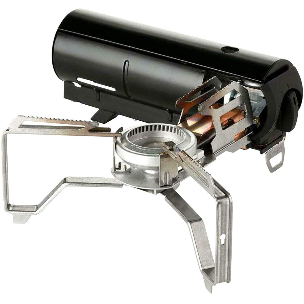 Snow Peak Home and Camp Burner, Camping Stove, Backpacking, Automatic Ignition, Black