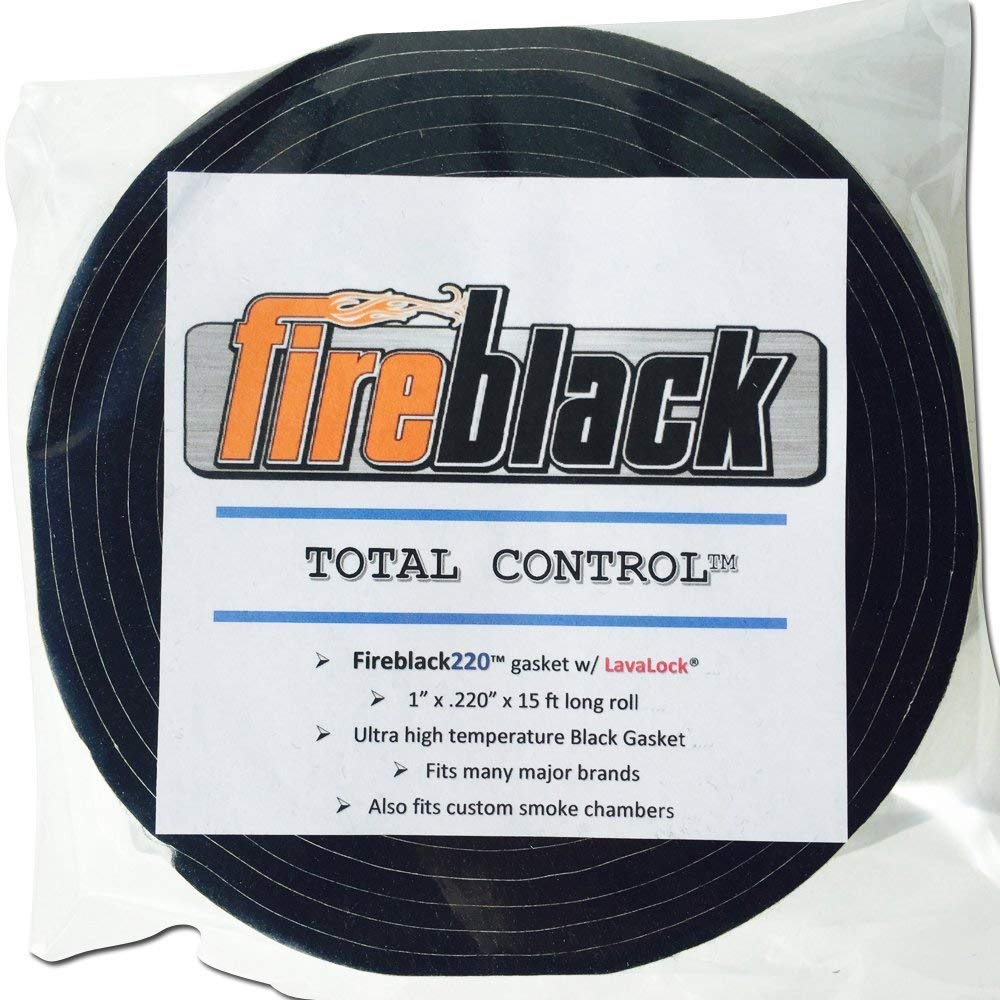 Fireblack 220 Gasket For Vision Grill Super High Temp Black Self Stick Lid Seal