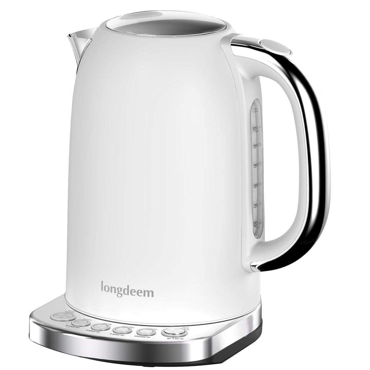 Electric Tea Kettle For Boiling Water With Temperature Control, 5 Presets And Keep Warm Function For Coffee/Tea Brewing, Stainle