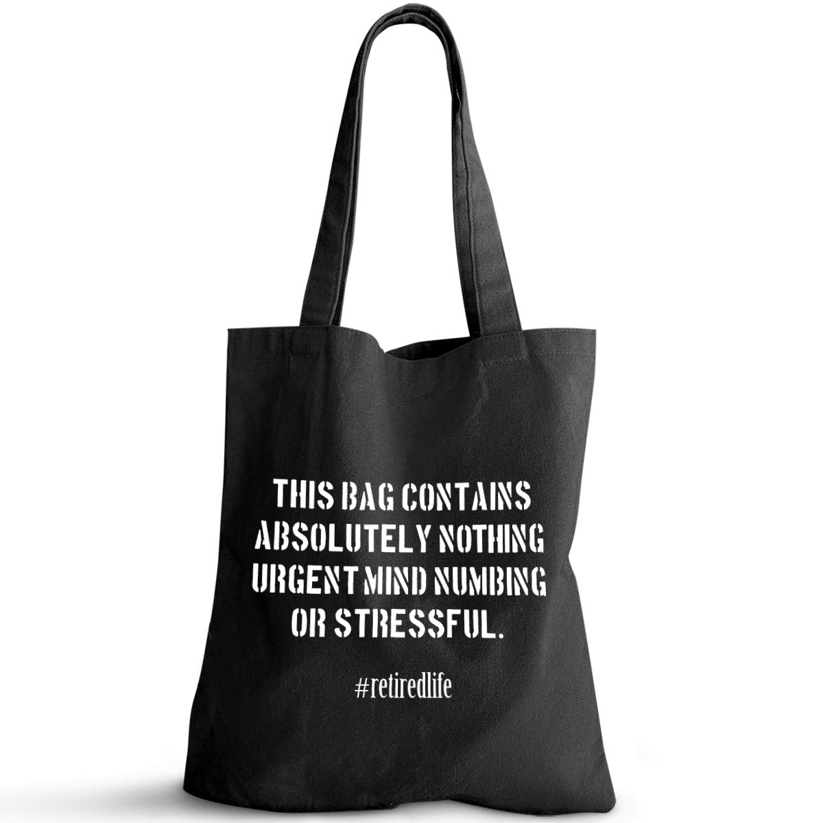 Forbidden Paper Funny Retirement Gift Retired Natural Cotton Canvas Reusable Tote Bag Retirement Gifts For Women Men Retirement