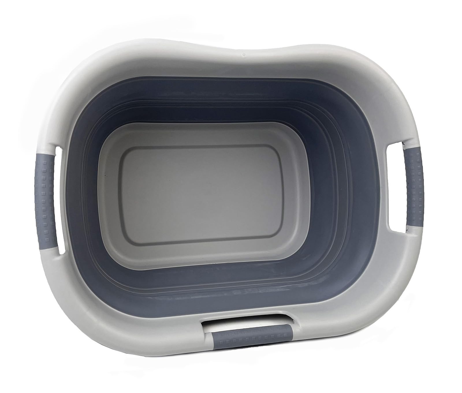 Sammart 30L (7.9 Gallon) Collapsible Plastic Laundry Basket - Foldable Pop Up Storage Container/Organizer - Portable Washing Tub