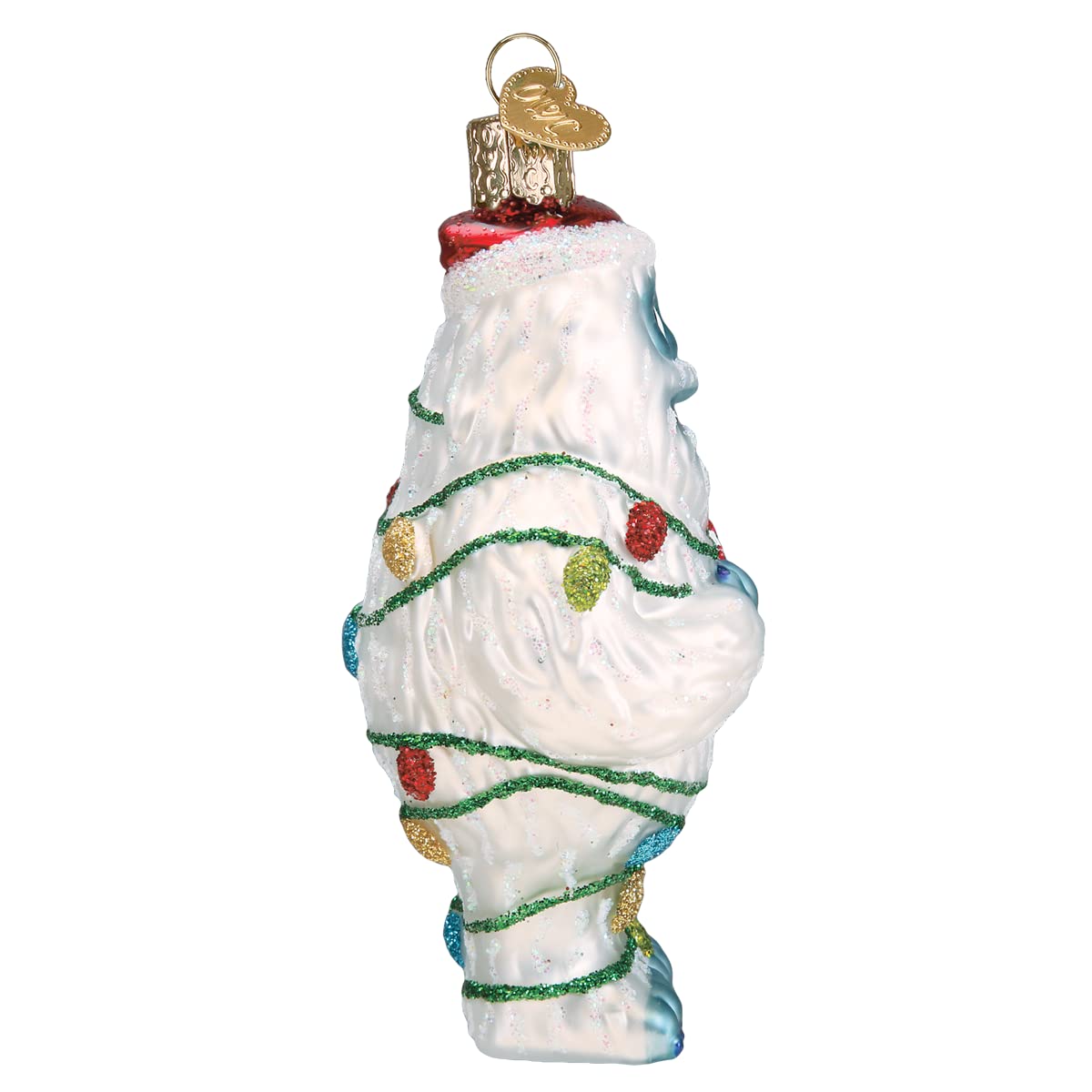 Old World Christmas Bumble (Rudolph The Red-Nosed Reindeer) Glass Blown Ornament for Christmas Tree, Handcrafted Holiday Decorat