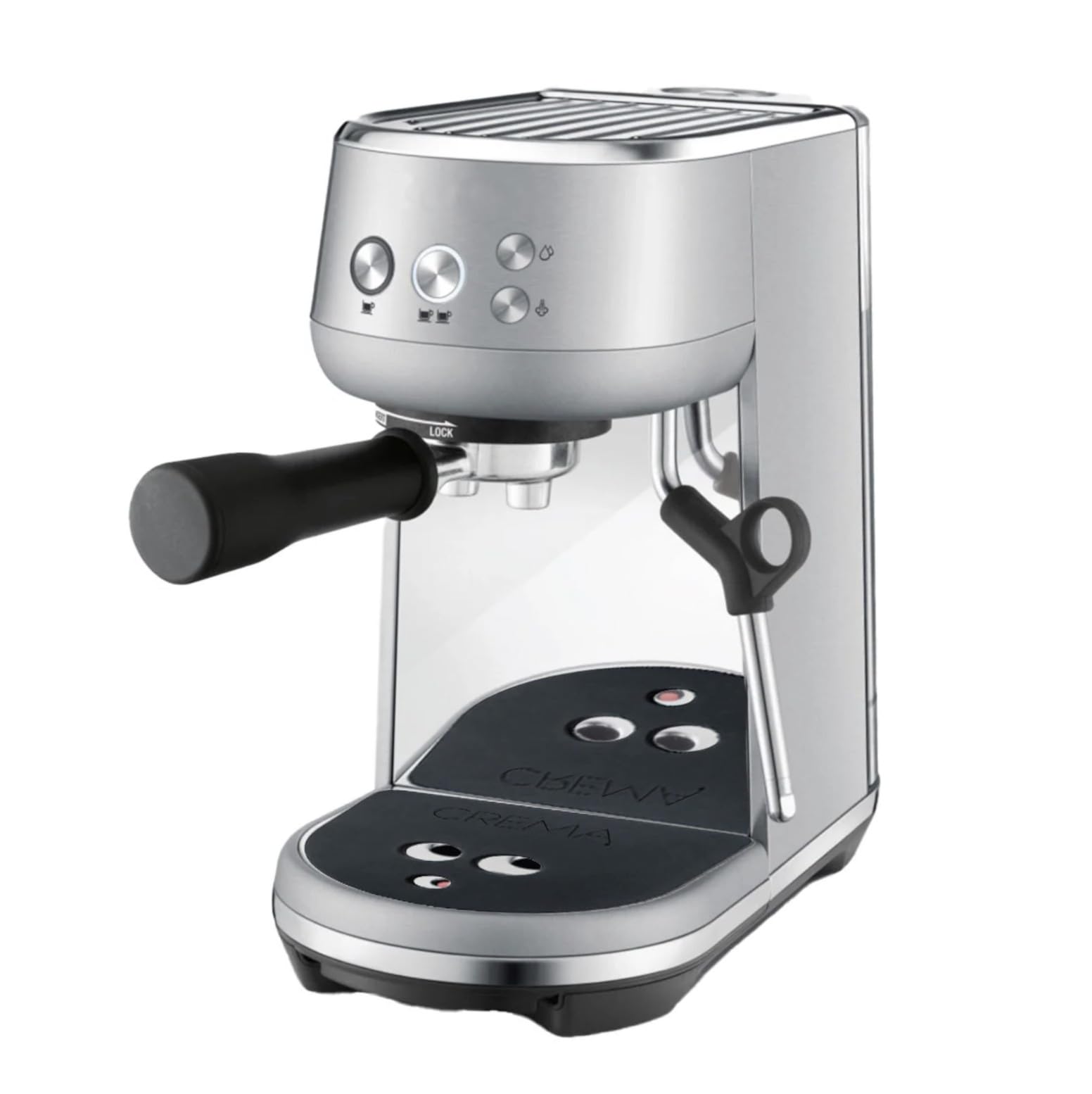 Crema Coffee Products | Tamping Mat - Bambino | Non-Slip Silicone | Firm & Secure Mat | Protect Countertops & Portafilter | Espr