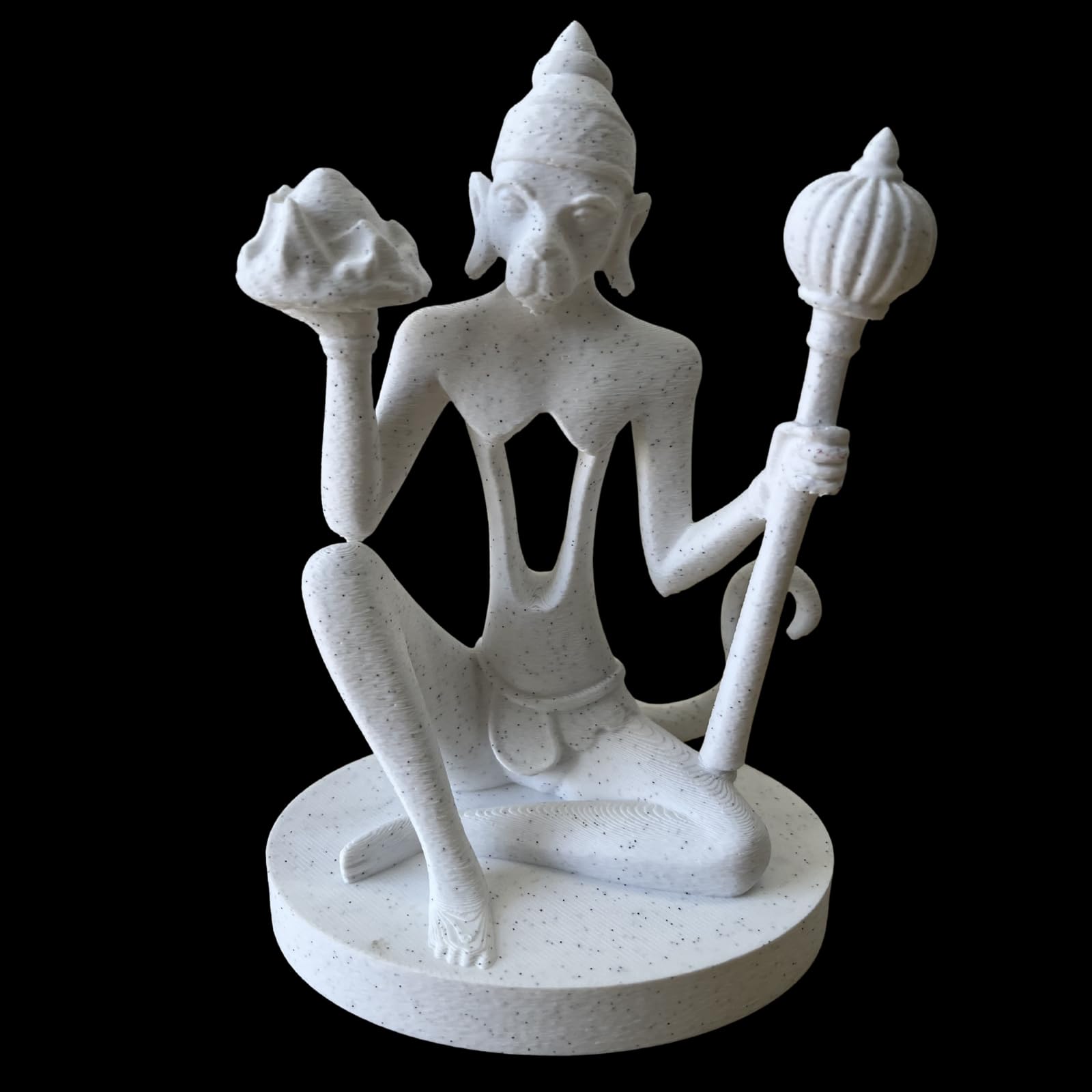 Divine Collectible Figurine For Home & Mandir (Hanuman Idol - Modern Spiritual Collectible | 14 Cm)