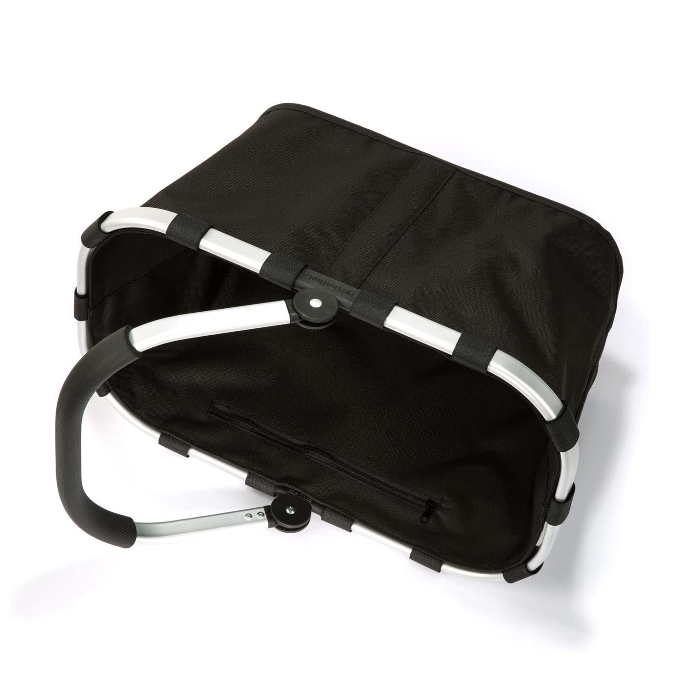 reisenthel carrybag black - Sturdy shopping basket with plenty of storage space and practical inner pocket - Elegant and water-repellent design