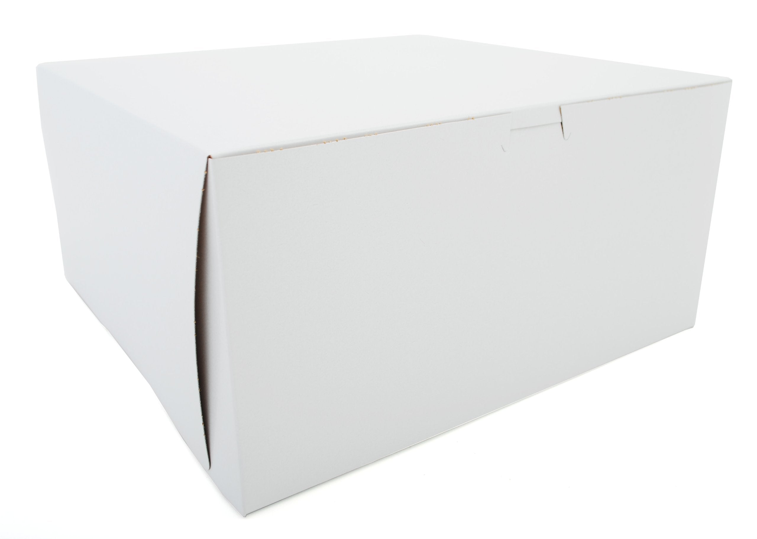 Southern Champion Tray 0989 Premium Clay-Coated Kraft Paperboard White Non-Window Lock Corner Bakery Box, 12 Length X 12 Wid