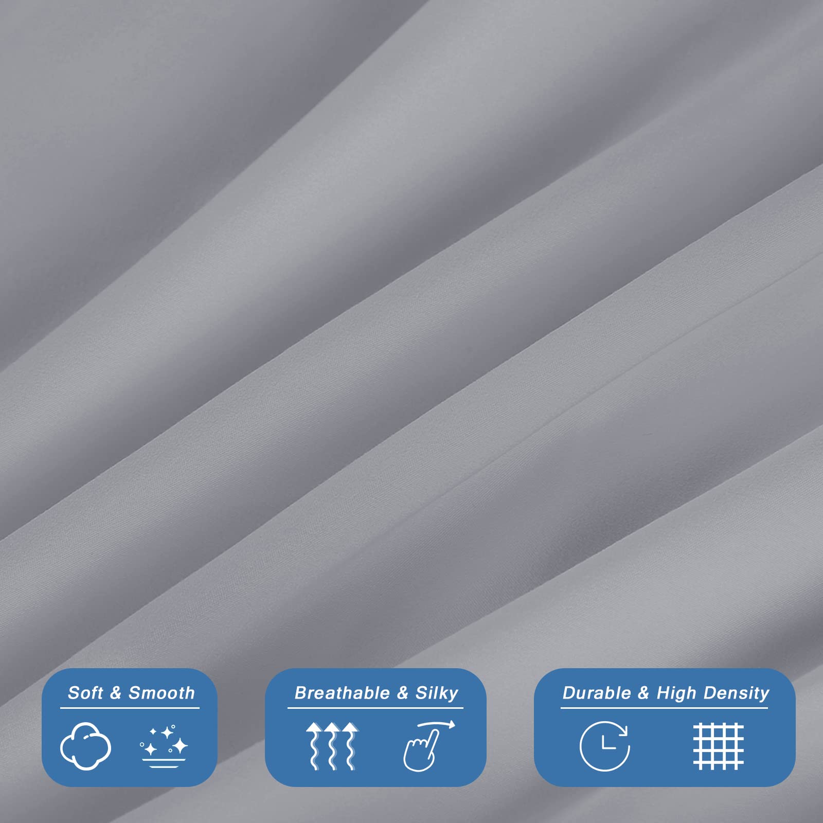 Bedecor Extra Deep Pocket Full Fitted Sheet Only For 18 To 21 Inch Super Thick Mattress That Stay Tight,All Around Elastic Botto