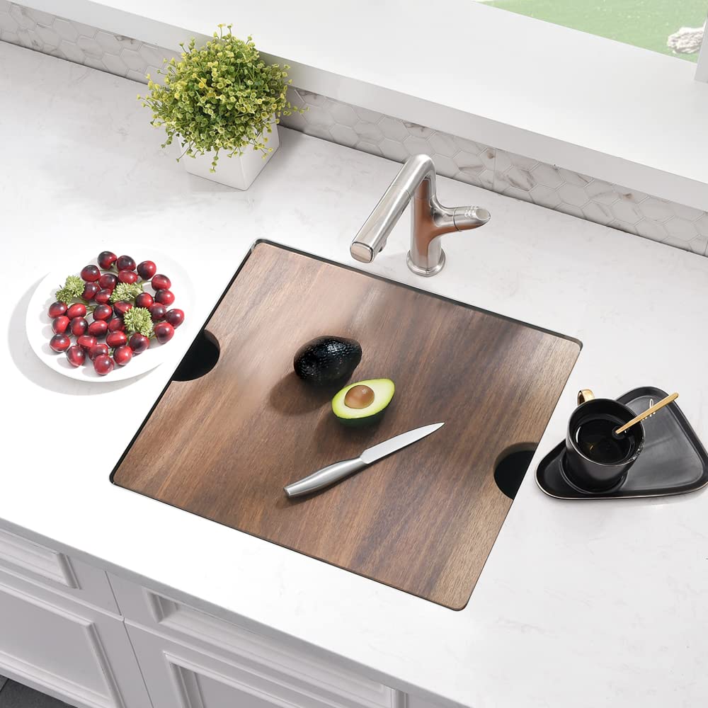 Boomhoze 21 Inch Undermount Bar Sink, 21X18 Undermount Kitchen Sink 16 Gauge Stainless Steel Outdoor Kitchen Sink Small Bar Sink