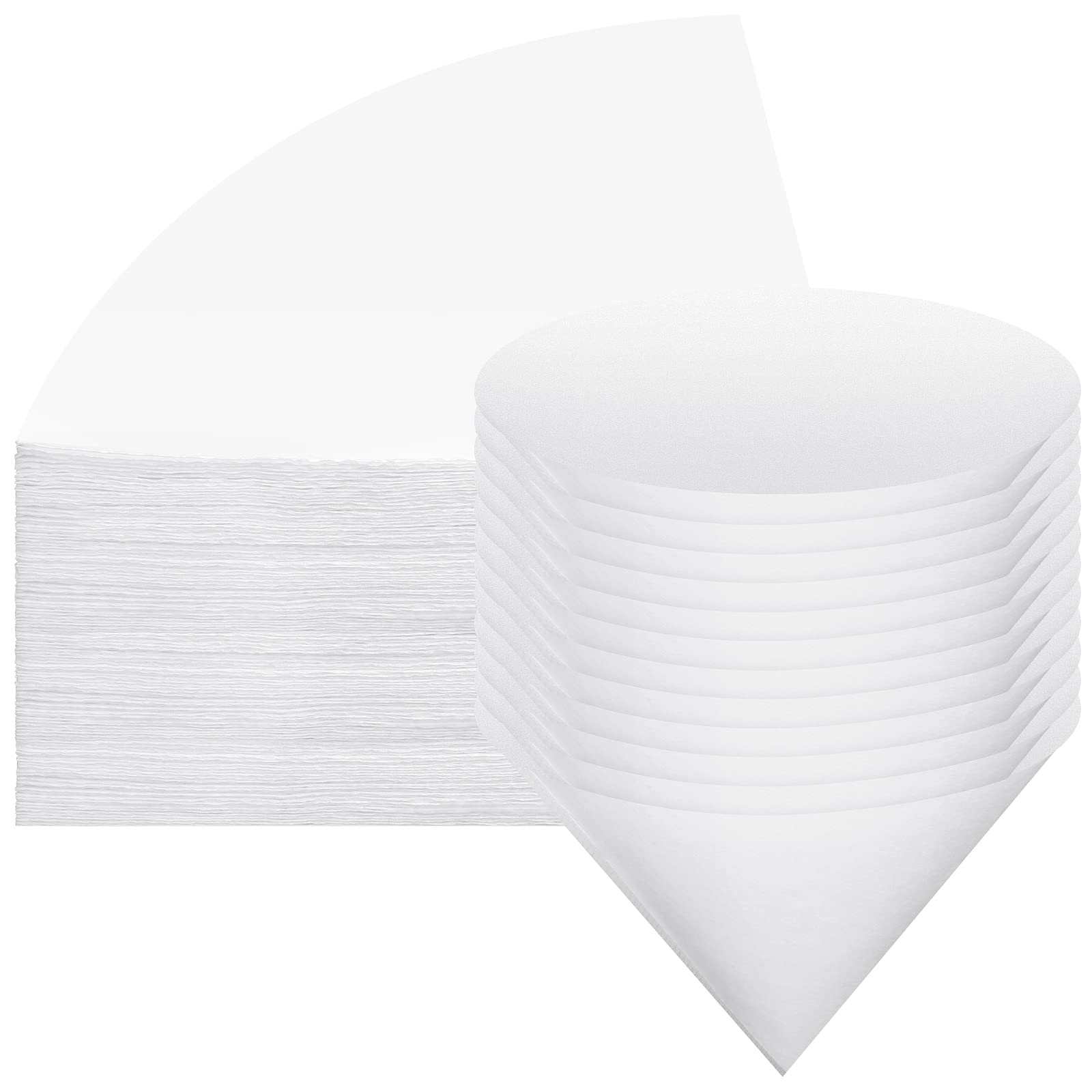 Filter cone non-woven fabric filter cone for maple syrup production and edible oil (60 pieces, 10 inches)