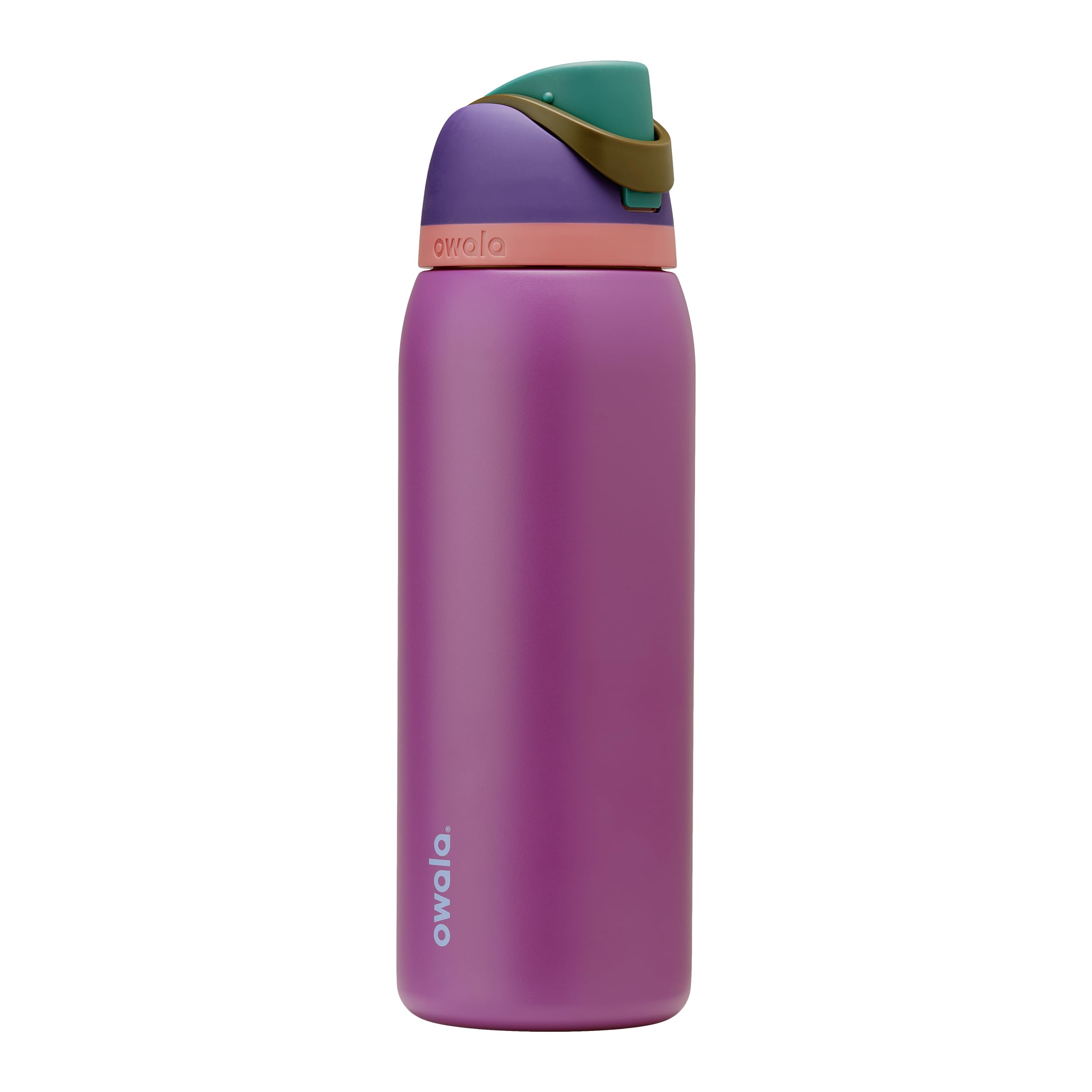 Owala Freesip Insulated Stainless Steel Water Bottle With Straw For Sports And Travel, Bpa-Free, 40-Oz, Voodoo