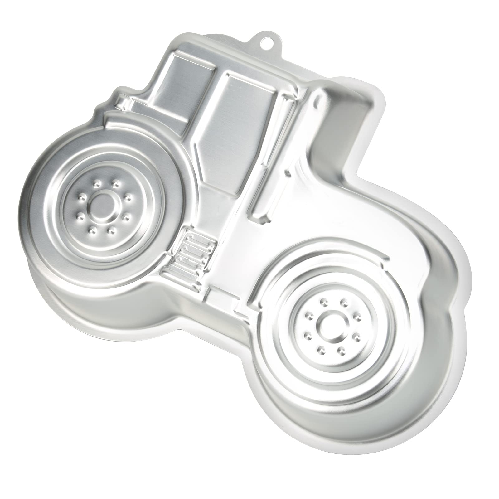 Sadyfon Tractor Shaped Cake Pan 3D Birthday Cake Pan Aluminum Nonstick Baking Pans Tins Cake Decorating Mould Birthday Wedding A
