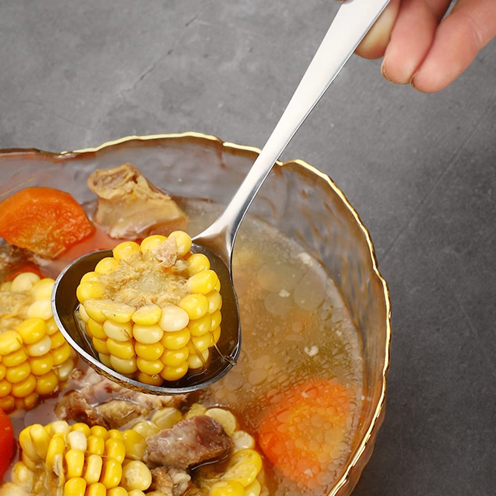 (Set Of 2) Stainless Steel Buffet Serving Spoon 8 3/8 Inch