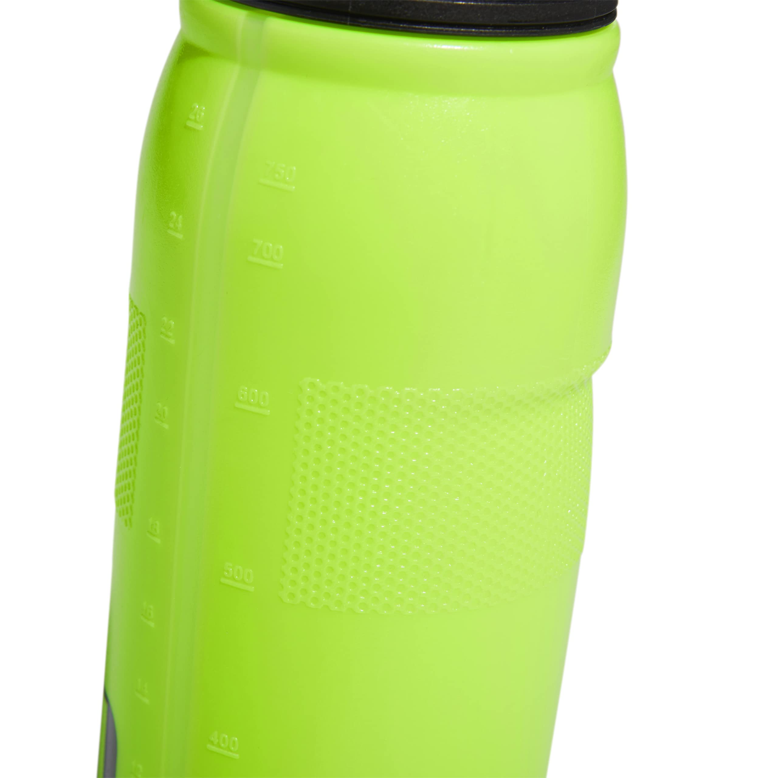 Adidas 750 Ml (28 Oz) Stadium Refillable Plastic Sport Water Bottle, Signal Green/Black, One Size