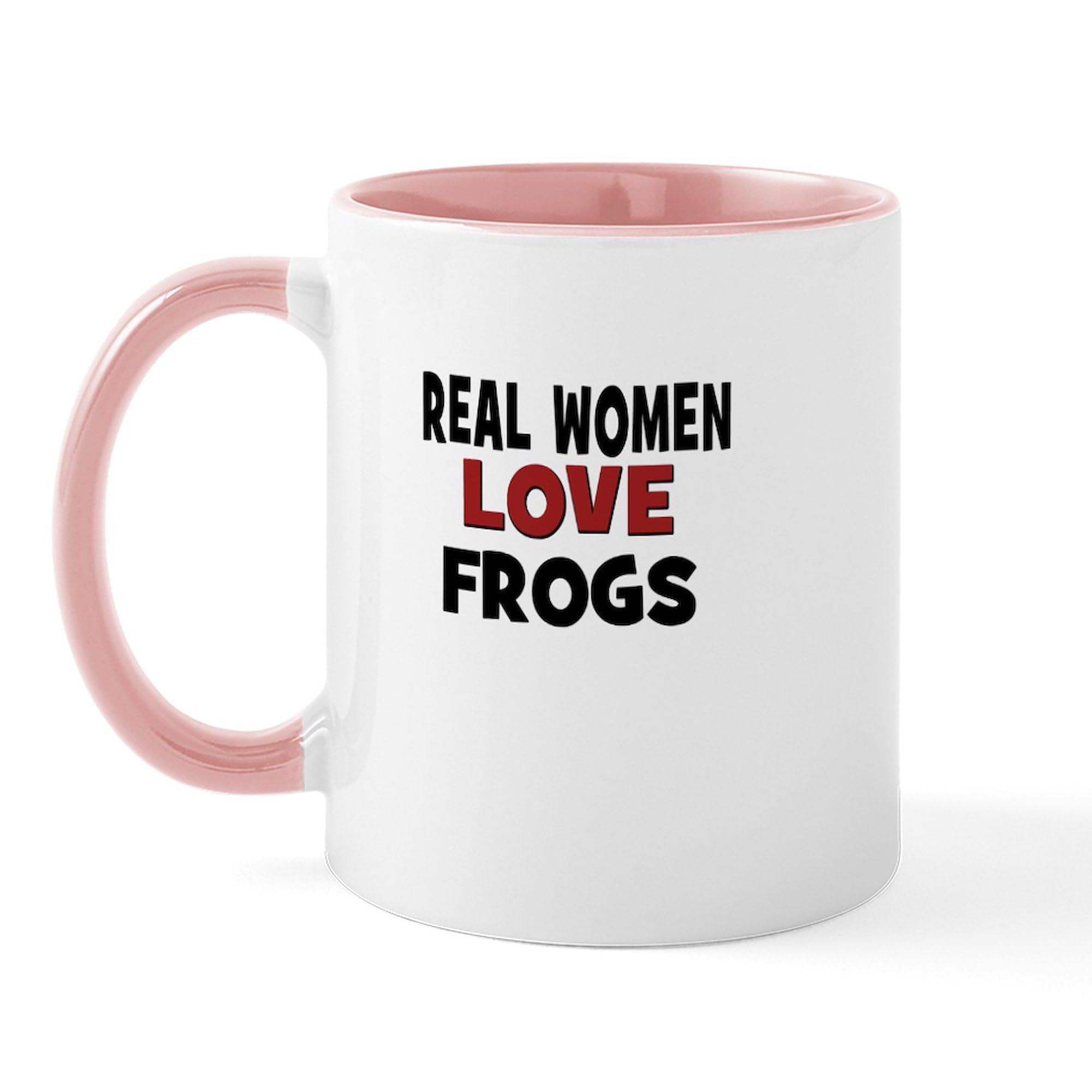CafePress Real Women Love Frogs Mug 11 oz (325 ml) Ceramic Coffee Mug