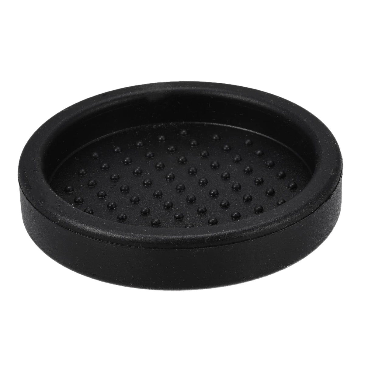 Meccanixity Silicone Gel Coffee Tamper Mat 2.5 Inch Id For Home Kitchen Black