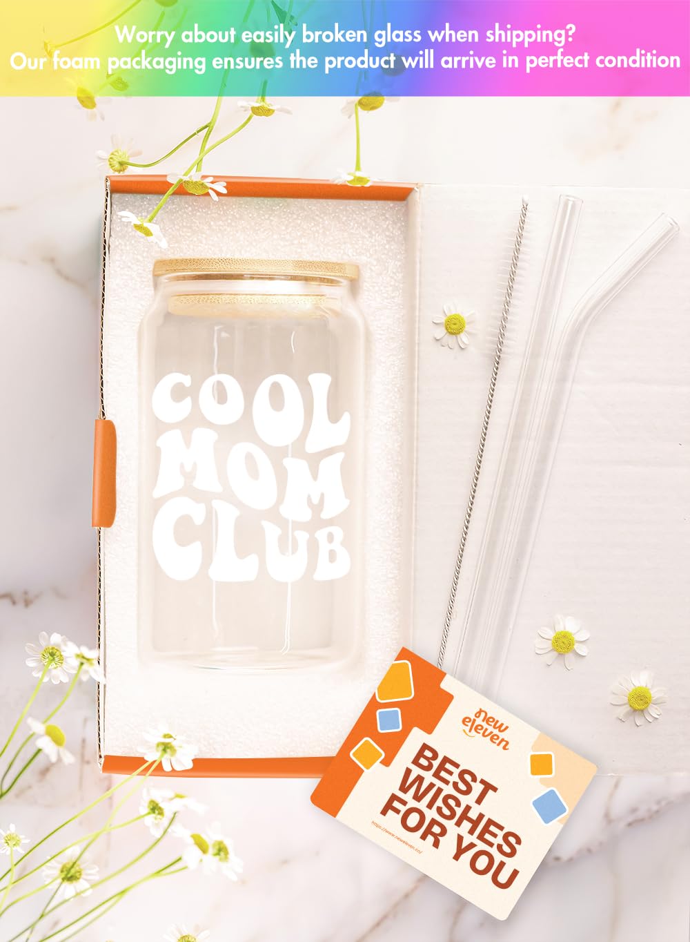 NewEleven Gifts For Mom - Birthday Gifts For Mom From Kids - Unique Birthday Present Ideas For Mother, Wife From Daughter, Son,