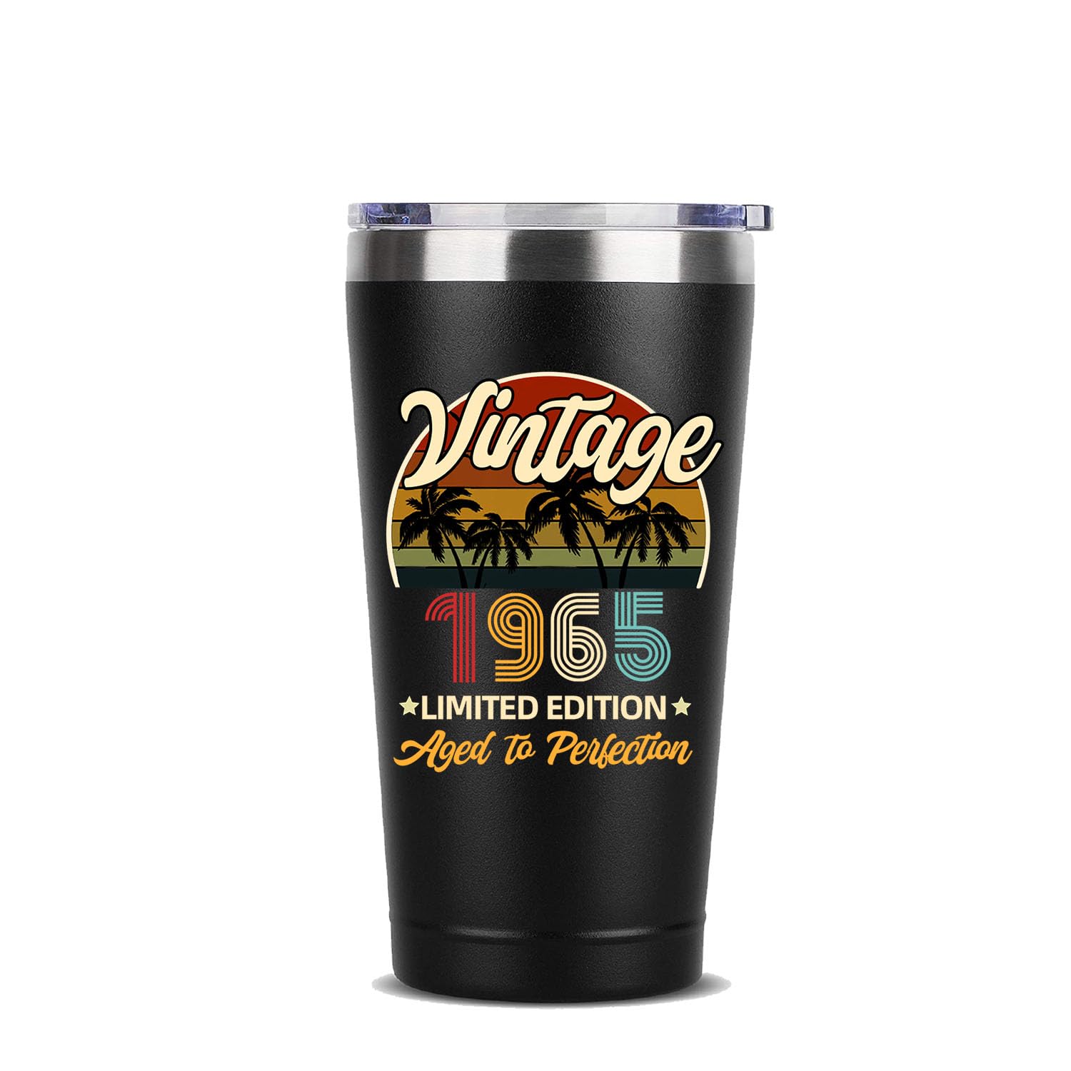 60Th Birthday Gifts For Men Women, Vintage 60Th Birthday Thermos Cup, Funny Birthday Cups, 60Th Birthday Gift For Him Or Her, 19