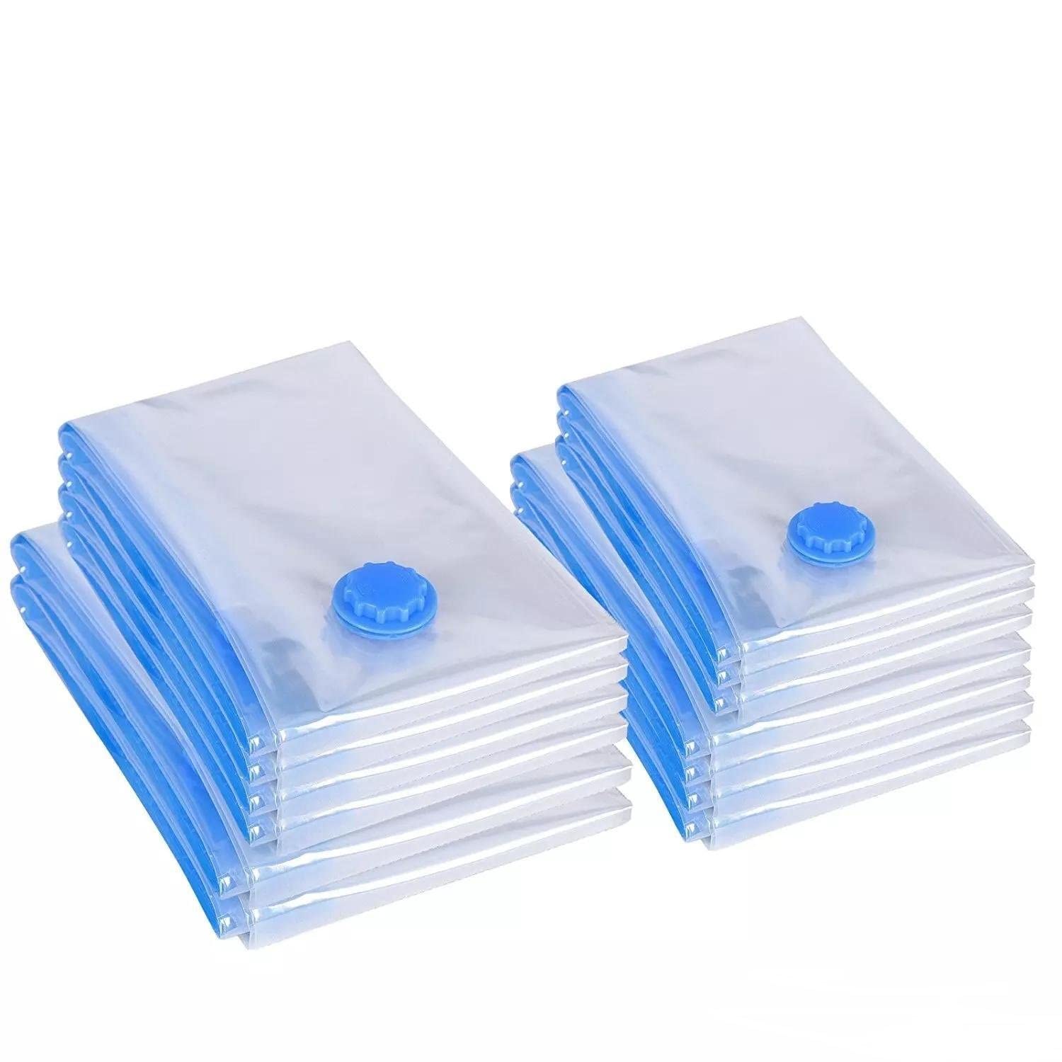 Sanpexa Vacuum Storage Bag Space Saver Bags, Storage Sealer Bags Reusable For Clothes, Dress, Blankets, Pillows Comforters For T