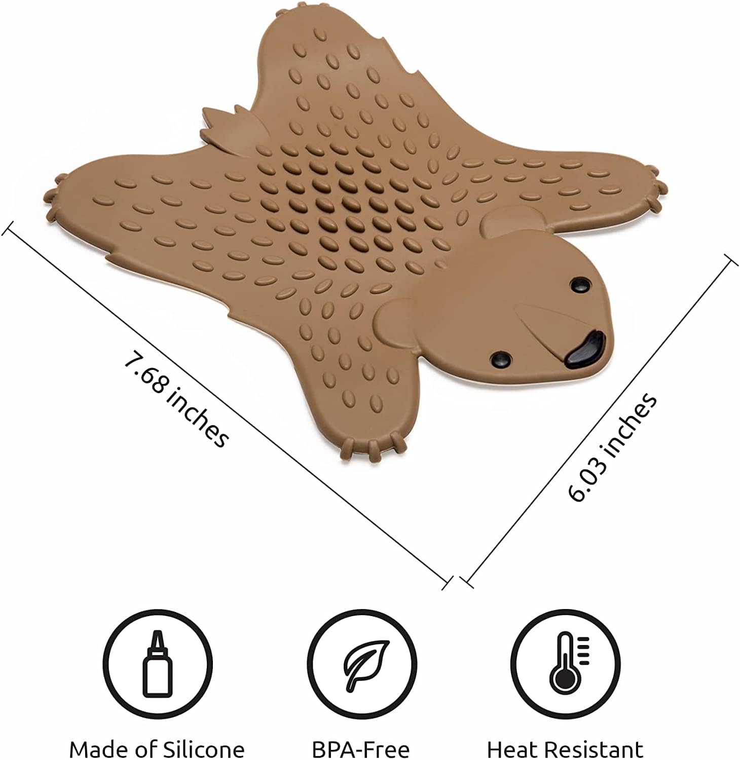 Ototo Trivet For Kitchen Counter - Hot Pot Holder Trivet For Table - Bpa Free Hot Pads For Kitchen Counter - Heat Resistant Sili