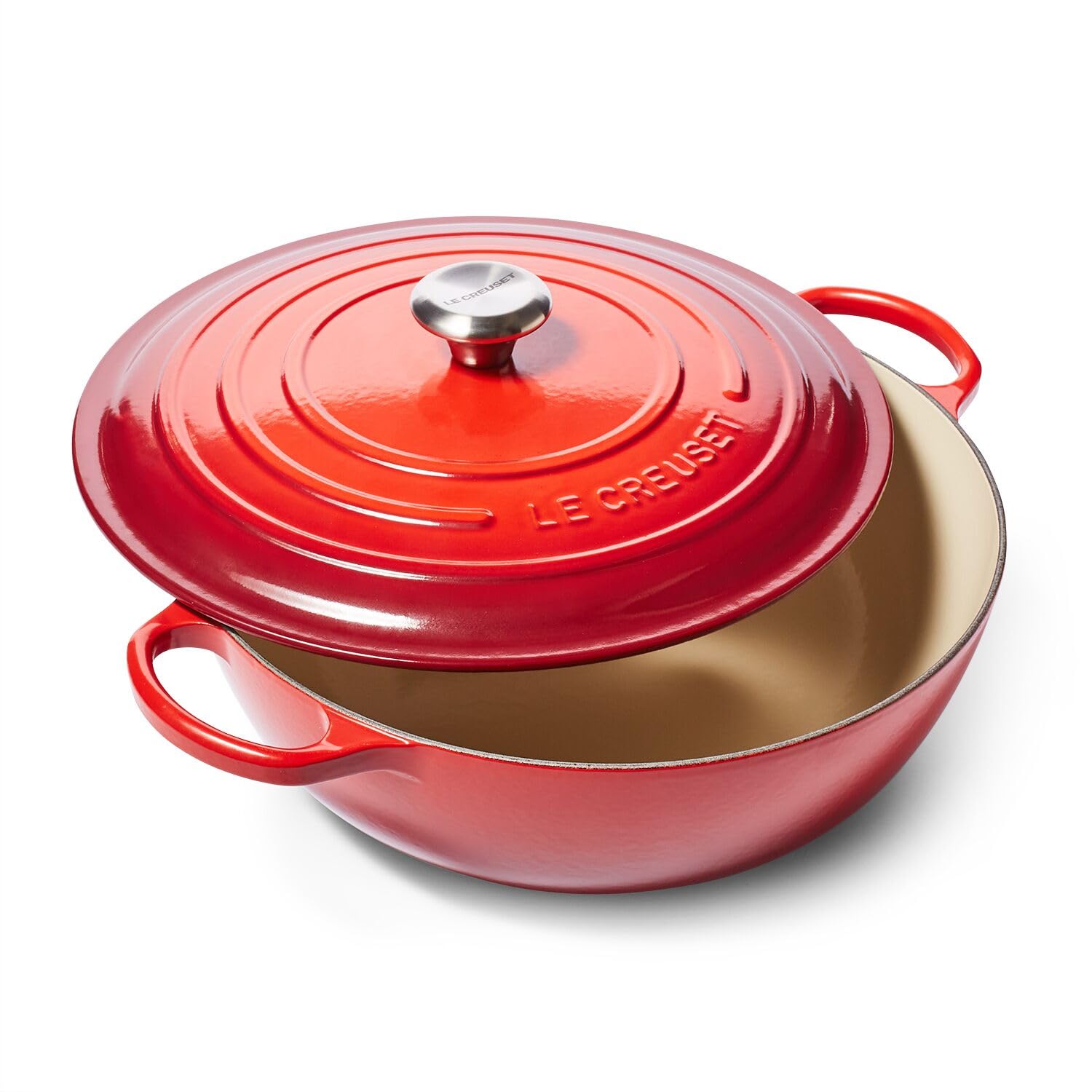 Le Creuset Signature Cast Iron Chefs Oven, 7.5qt, Cerise
