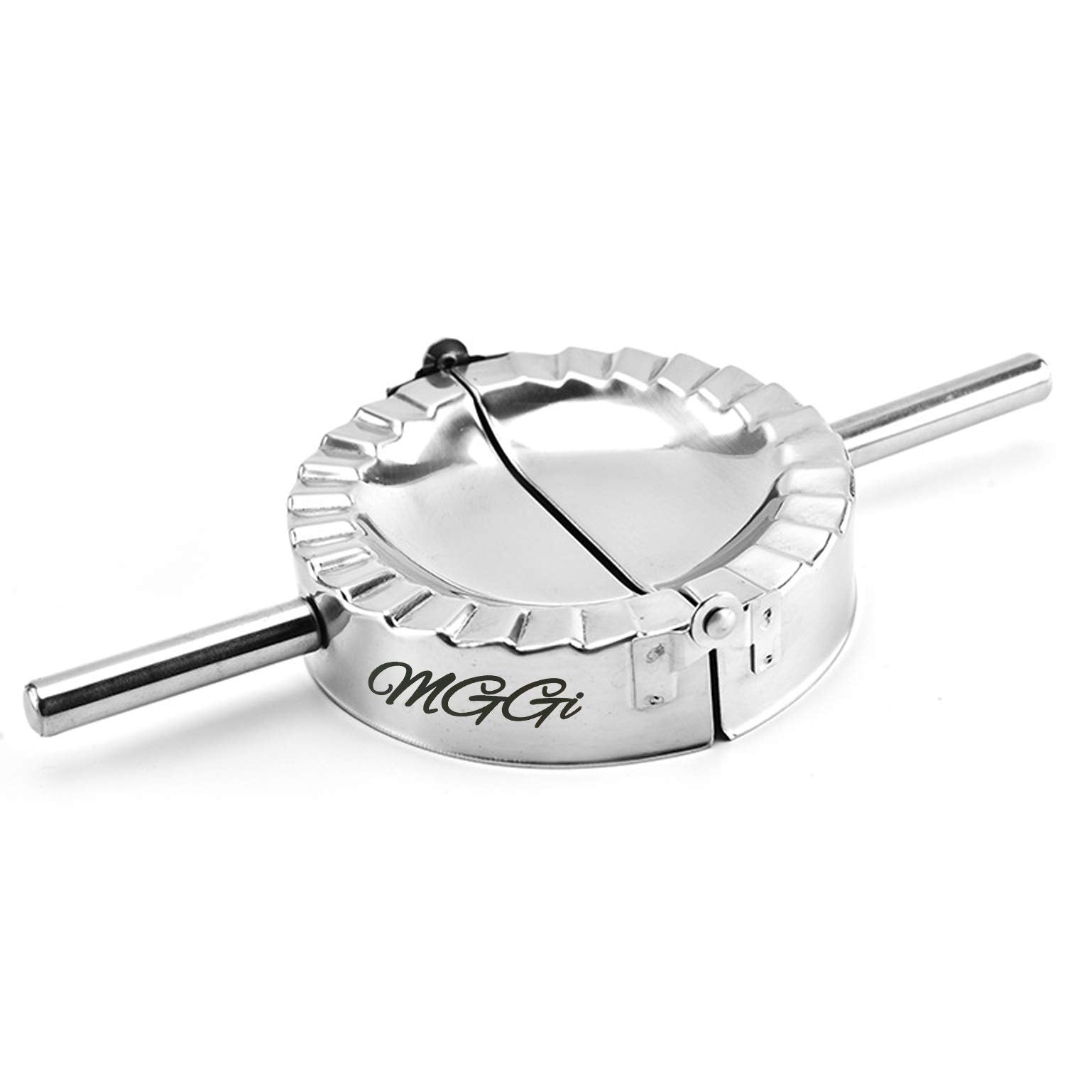 Mggi Stainless Steel Ravioli Mold Pierogi Dumpling Maker,X-Large Size 5'' Goya Empanada Press Mold, Ravioli Mould Crimper,Wraper