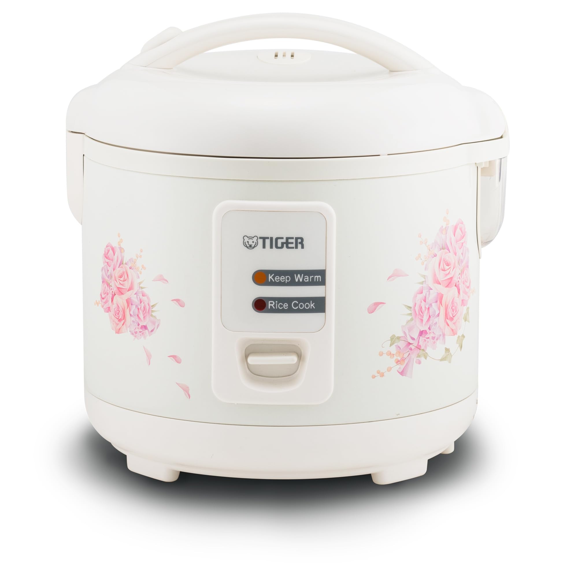 Tiger JAZ-A18U-LF 10 Cup Capacity White Rice Cooker with Non-Stick Inner Pot, Retractable Power Cord, and Keep Warm up to 12 hou