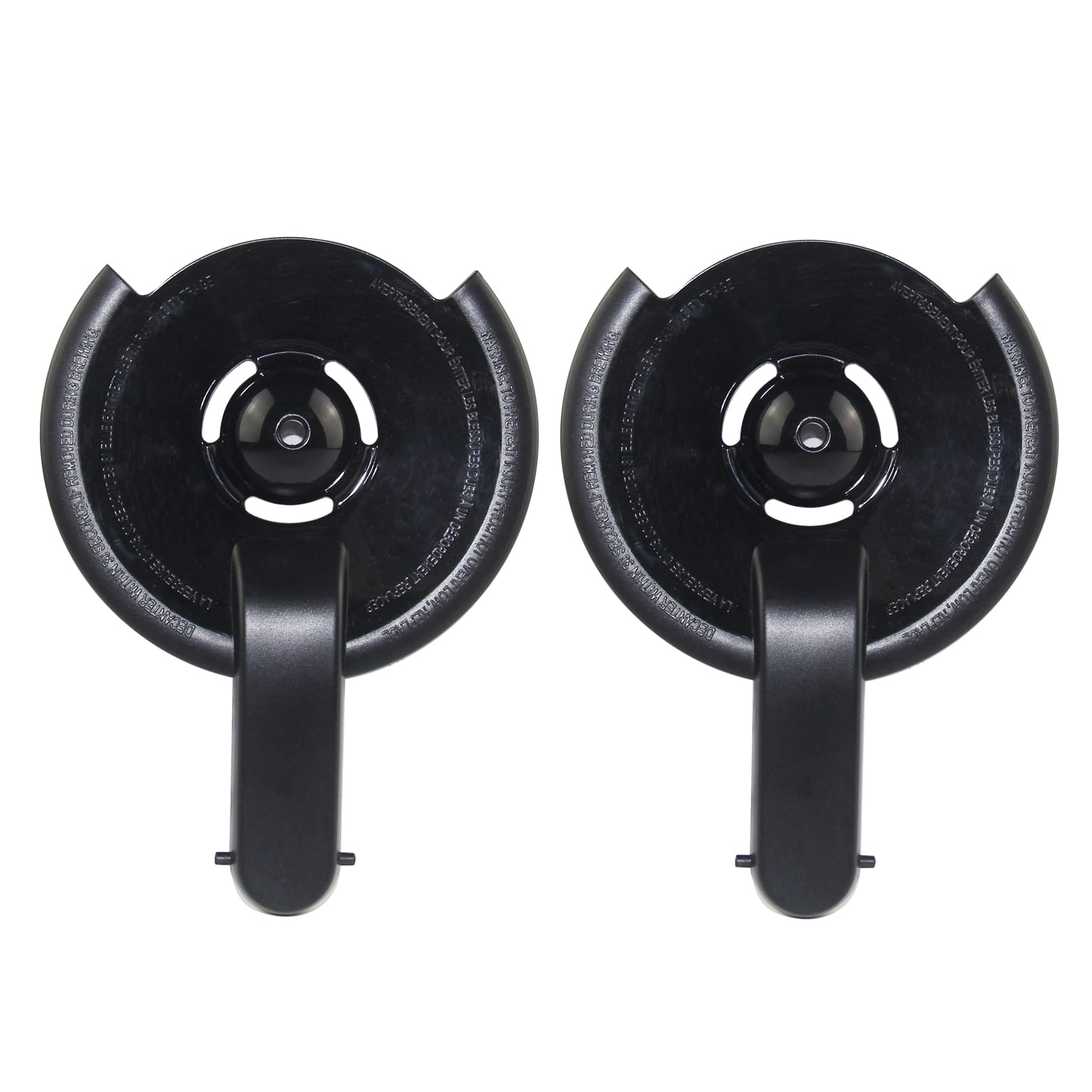 2-Pack Replacement Carafe Lid For Mr. Coffee 12 Cup Glass Coffee Carafe Pot, Part# 112435001000