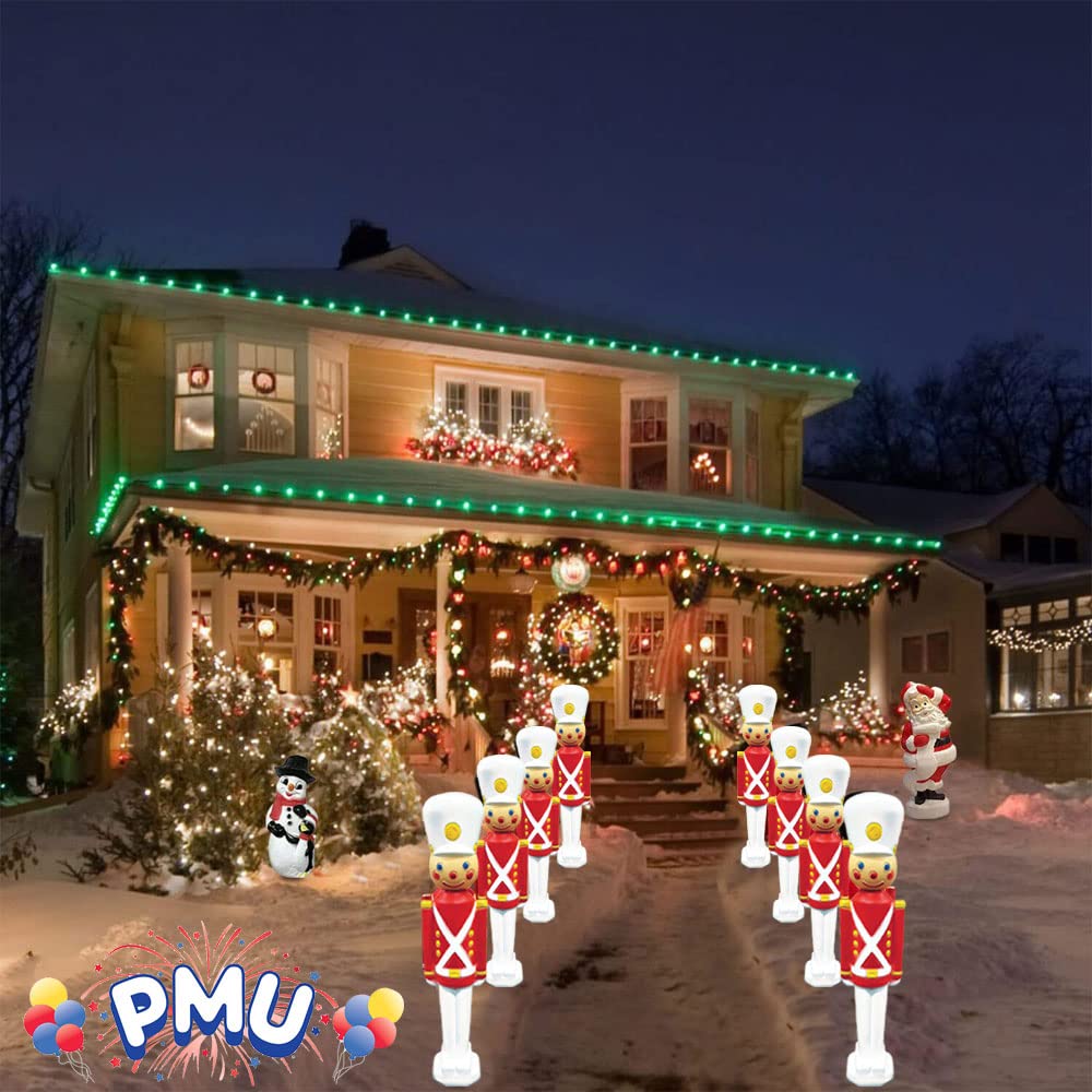 PMU Christmas Light-Up Toy Soldier 31 Inch Christmas Decoration Perfect D  cor for Home, Lawn, Yard, Indoor and Outdoor - 31 Inc