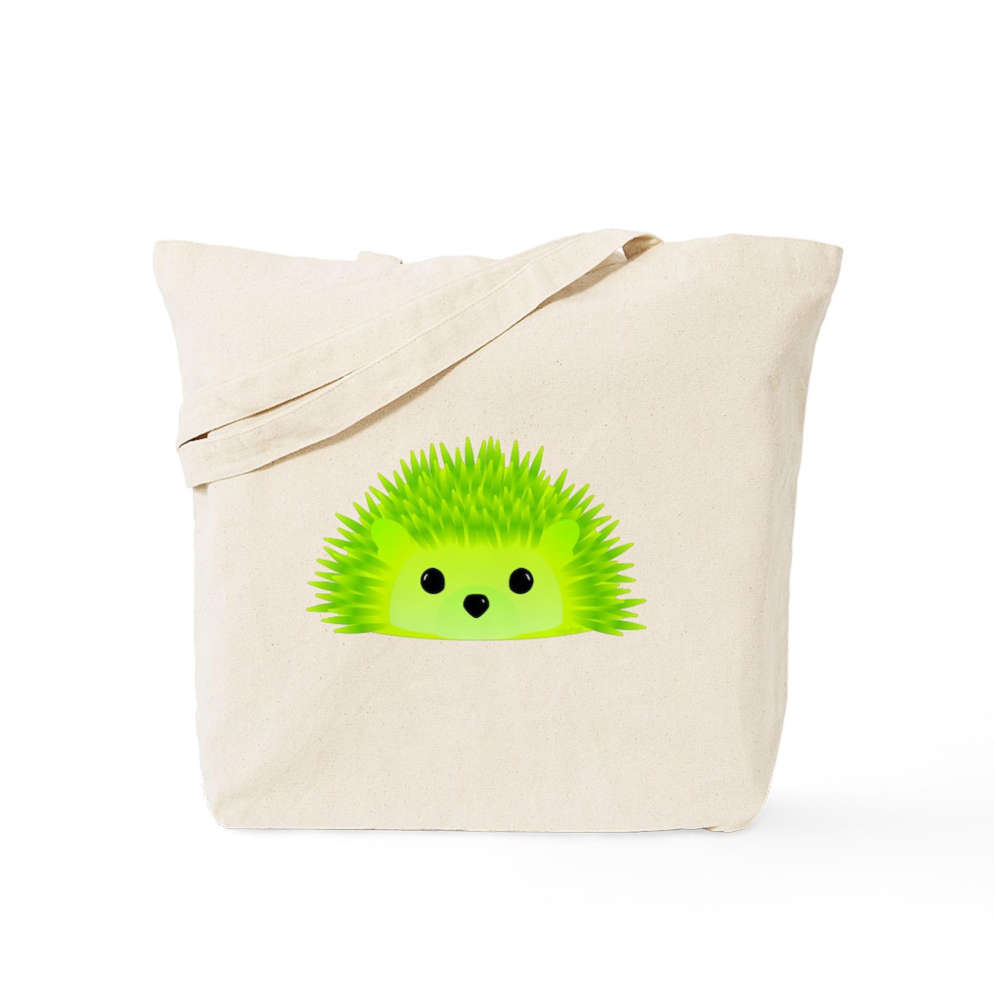 Cafepress Vedgy The Hedgehog Tote Bag Natural Canvas Tote Bag, Reusable Shopping Bag
