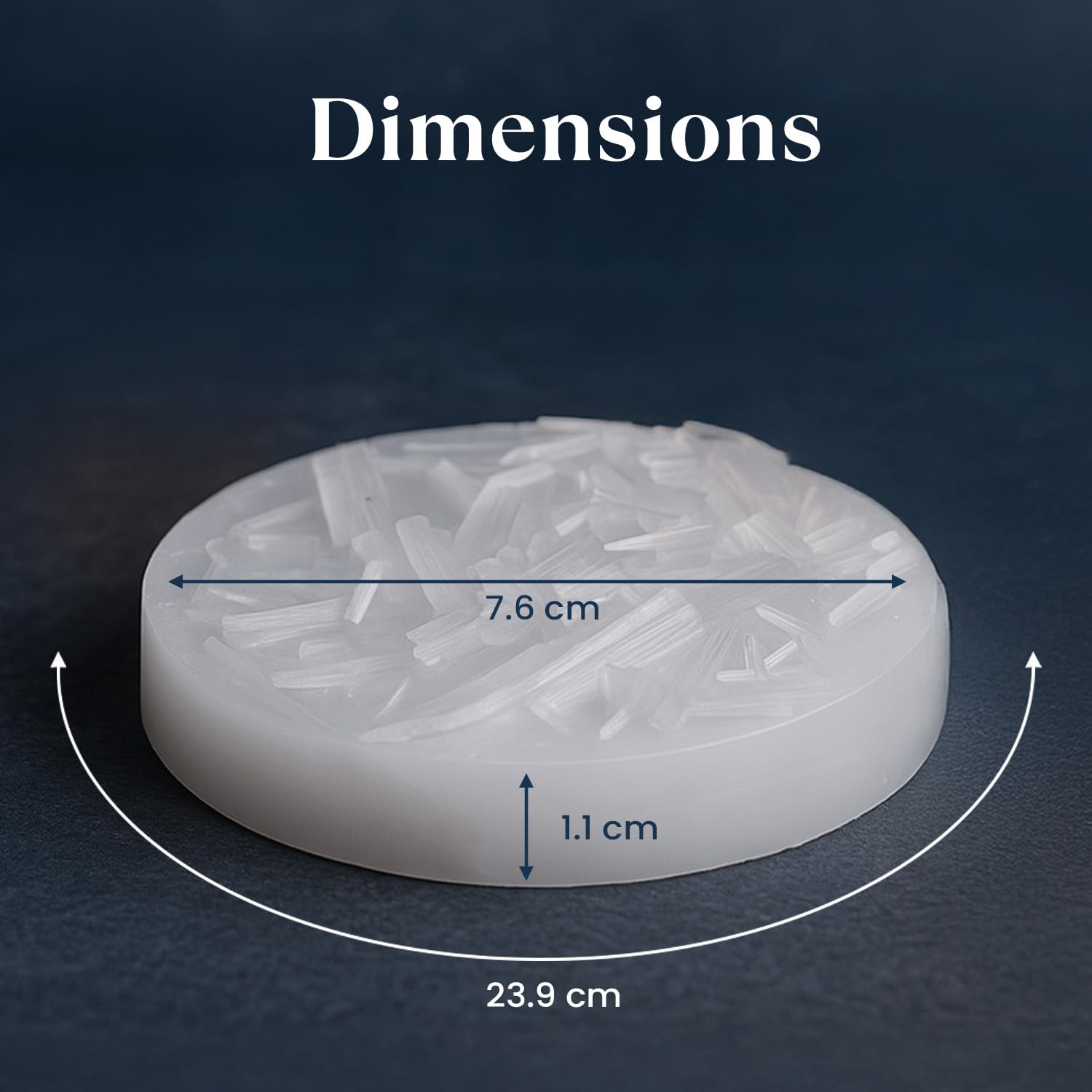 Astrotalk Raw Moroccan Selenite Plate | for Charging & Energy Cleansing | Selenite Charging Plate for Recharging Bracelets & Enhancing Crystal Energy | Authentic Moroccan Crystal for Peace & Clarity