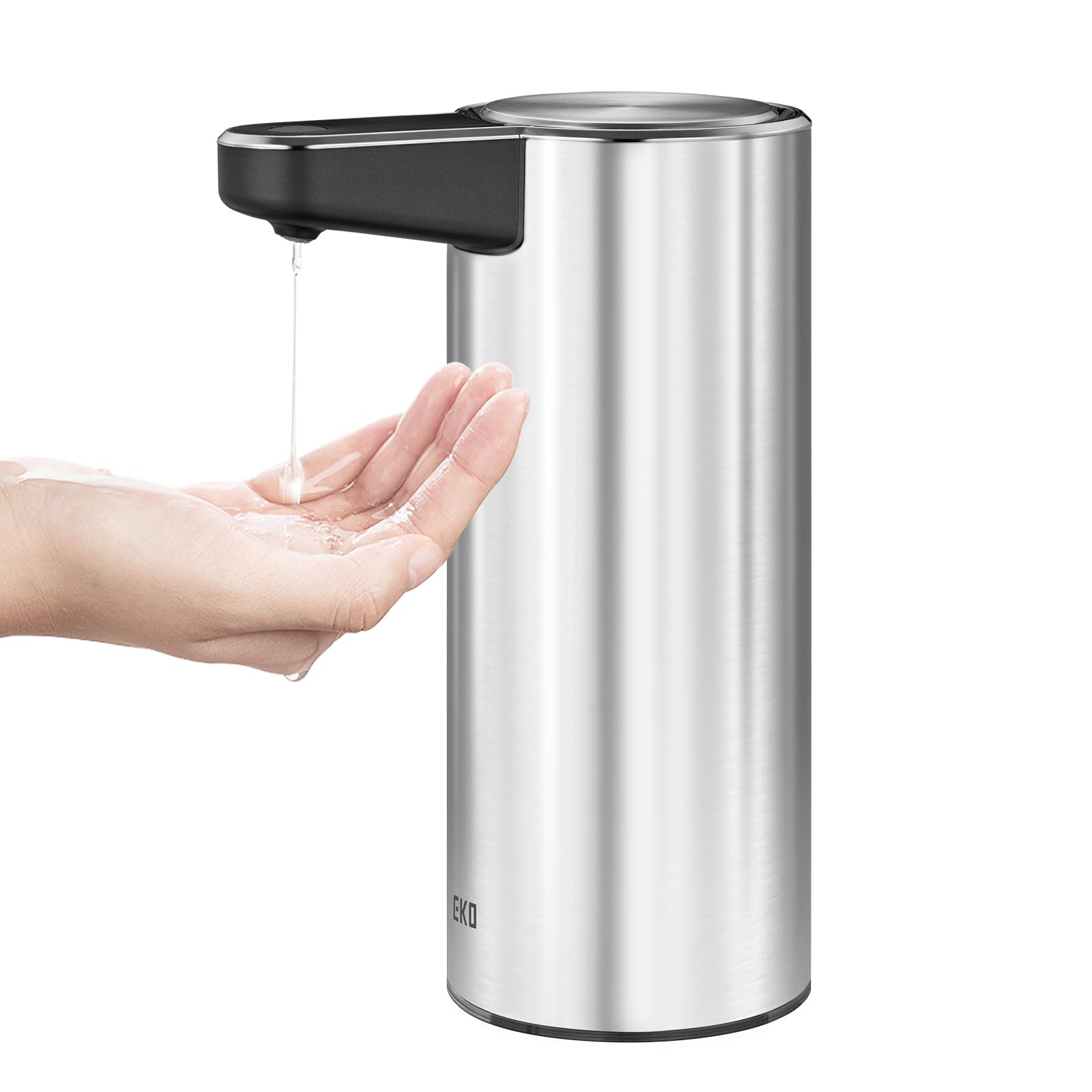 Eko Aroma Stainless Steel Automatic Soap Dispenser, Touchless Liquid Hand Soap Dispenser For Kitchen And Bathroom, Water-Resista