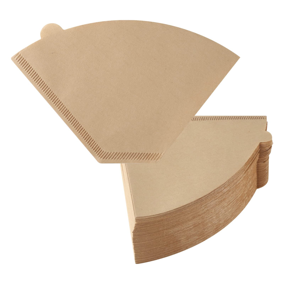200 Count #4 Cone Coffee Filters 8-12 Cups, Disposable Coffee Filters 4 Cone Paper Unbleached Natural 4 Filters Paper Compatible