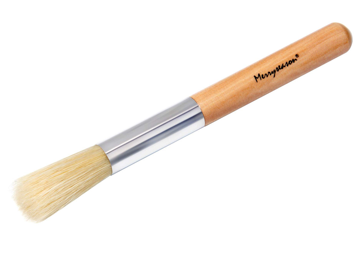Coffee Grinder Brush Espresso Supply Maker Cleaning Brush, Wood Handle & Natural Bristles Dusting Brush Espresso Accessories For